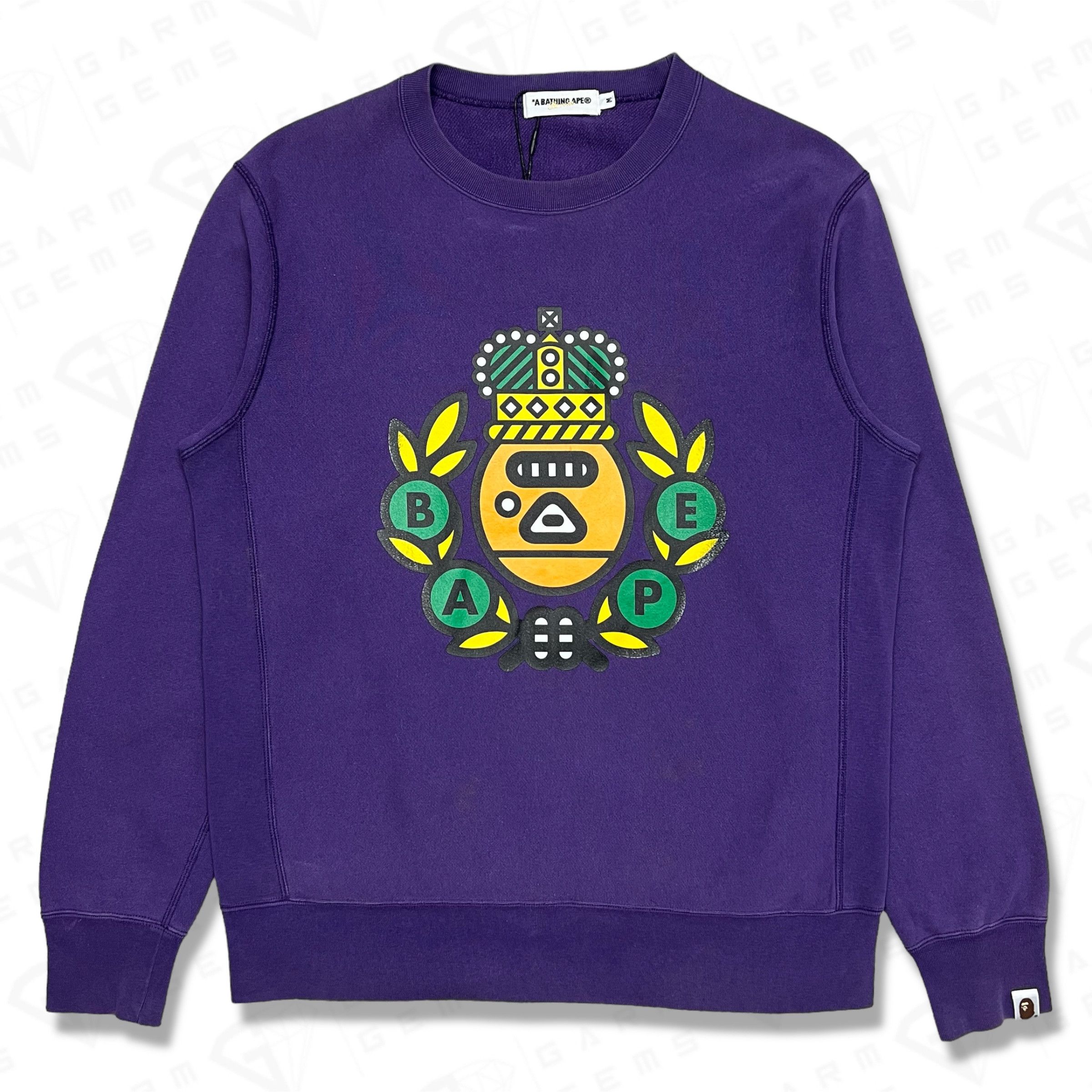 Bape A Bathing Ape Logo Sweatshirt Size US M / EU 48-50 / 2 - 1 Thumbnail