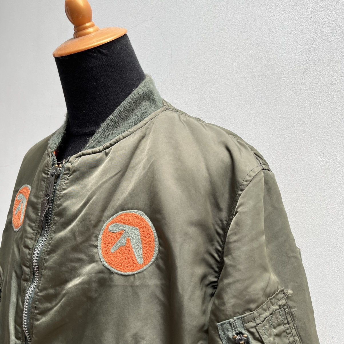 Alpha Industries ✅ 1 Of 1 Vintage Alpha Industries Bomber Aphex Twin Size US L / EU 52-54 / 3 - 5 Thumbnail