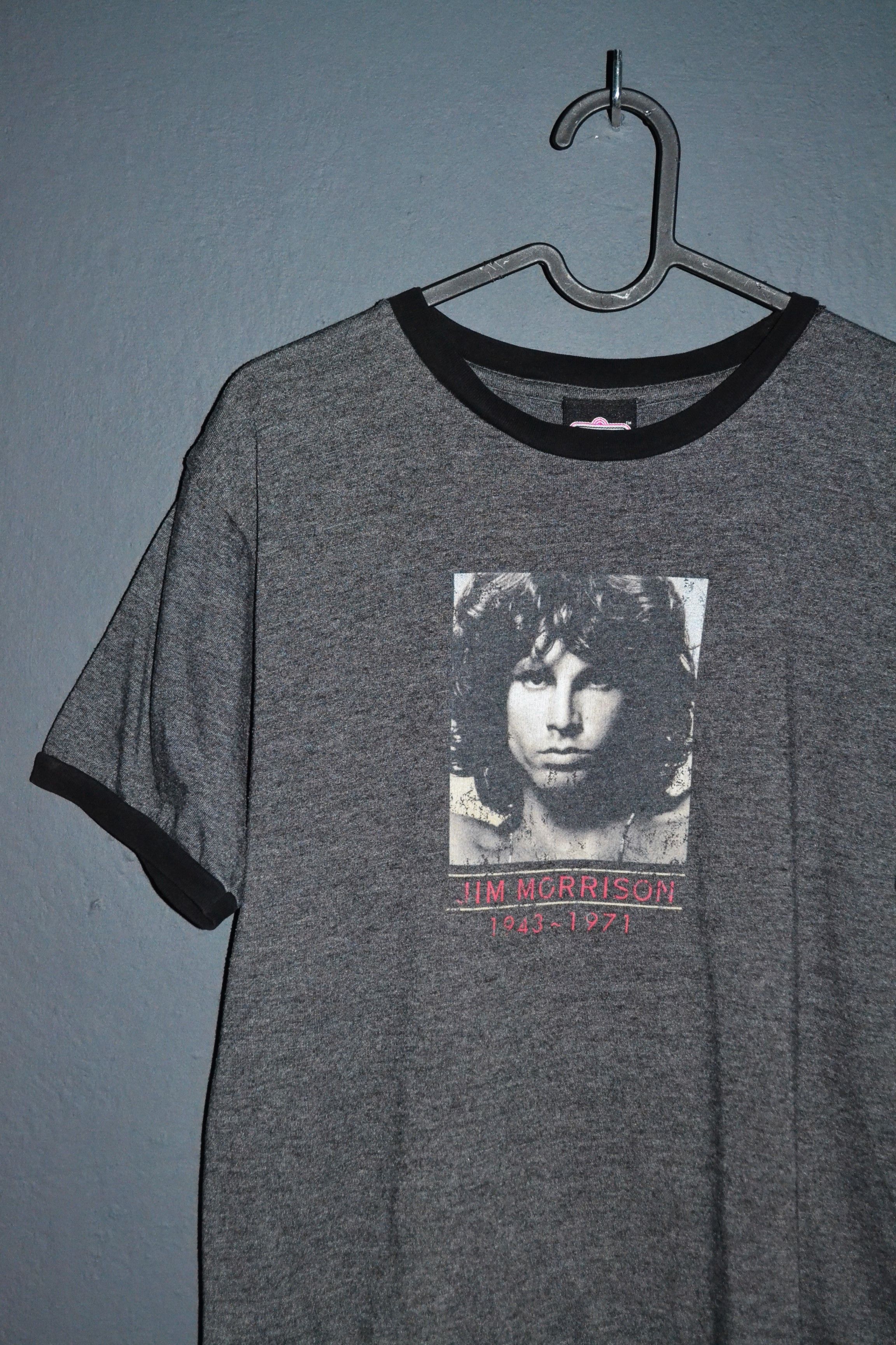 Band Tees Winter Land Youth L Gray Jim Morrison Graphic Women's XS-S Size XS / US 0-2 / IT 36-38 - 2 Thumbnail