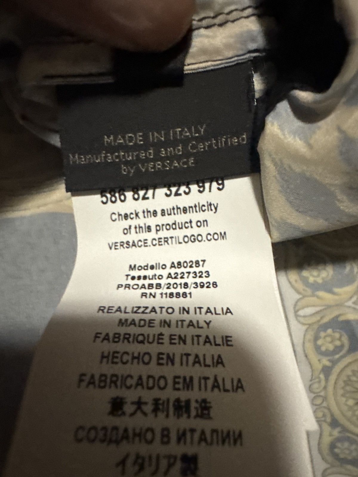 Versace Rare versace runway item Size US M / EU 48-50 / 2 - 4 Thumbnail