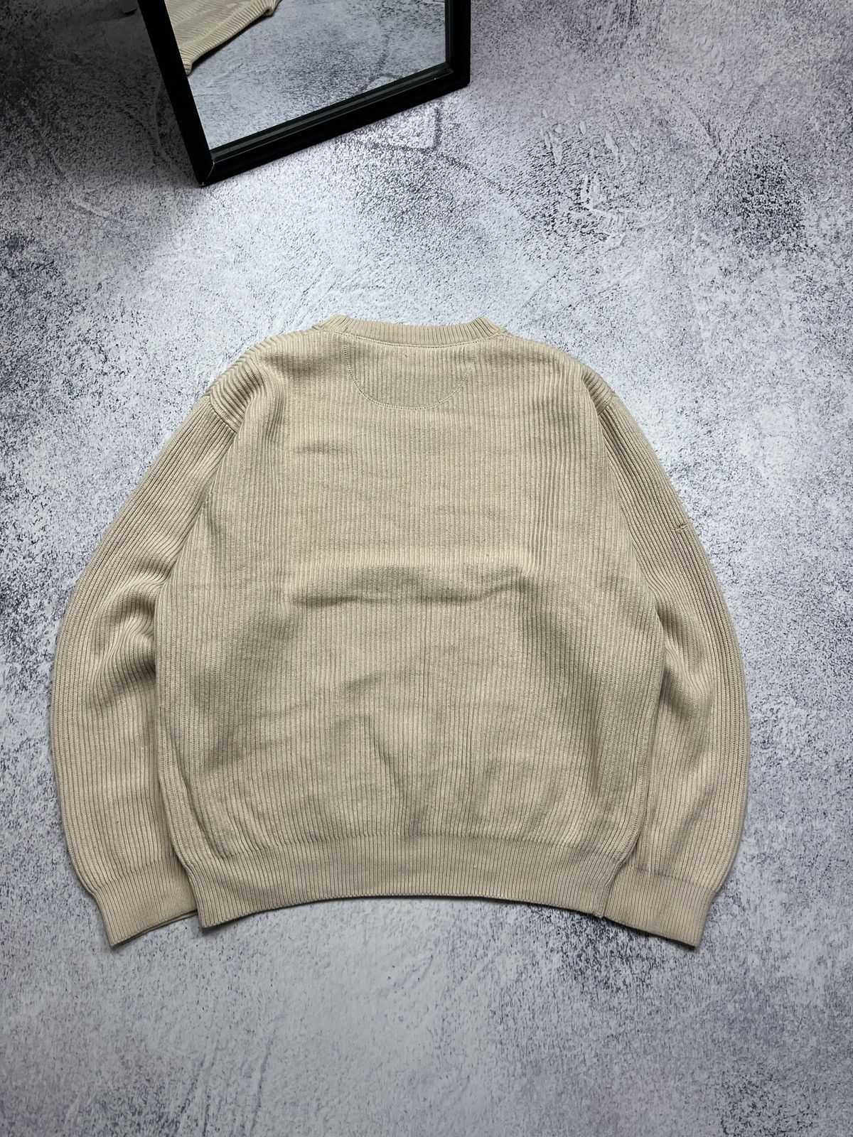 Fred Perry Vintage Fred Perry Heavy Knit Crew Neck Boxy Sweater Y2k Size US M / EU 48-50 / 2 - 12 Thumbnail