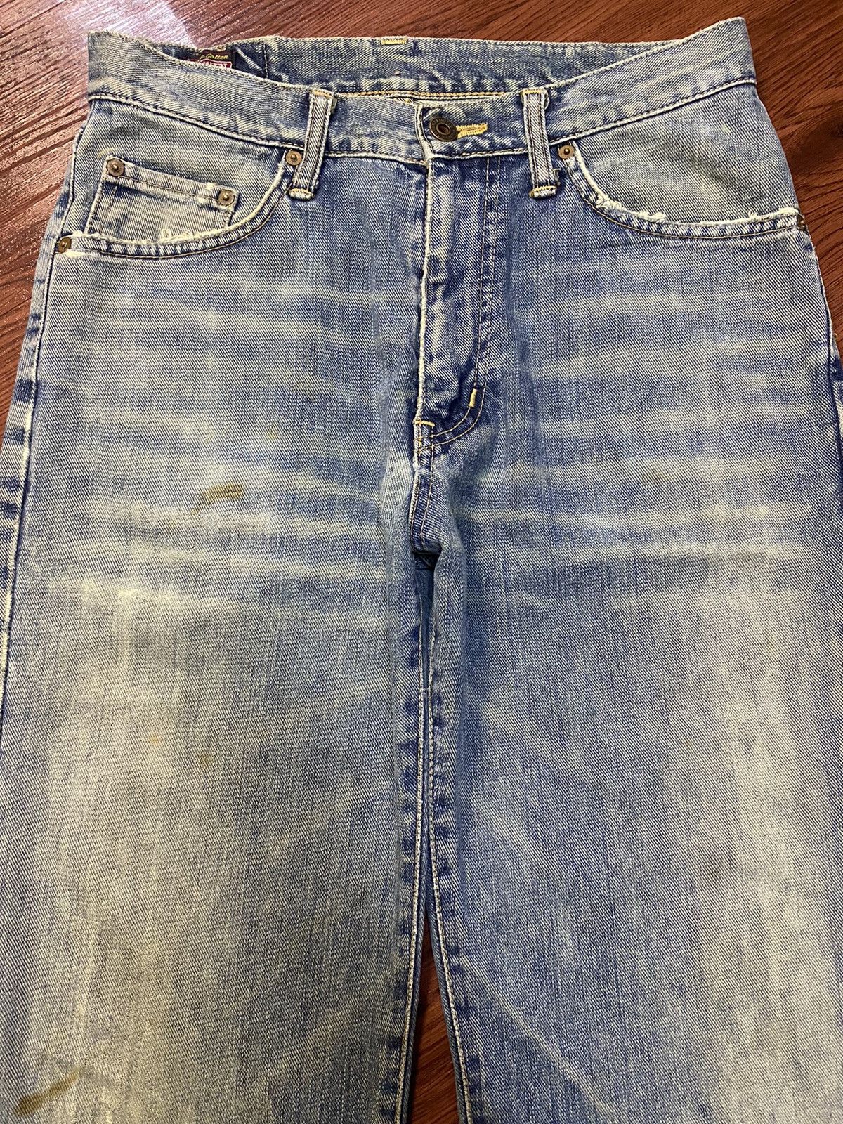 Other Vintage Edwin authentic entic Faded Wash Distressed Jeans Size US 29 - 3 Thumbnail