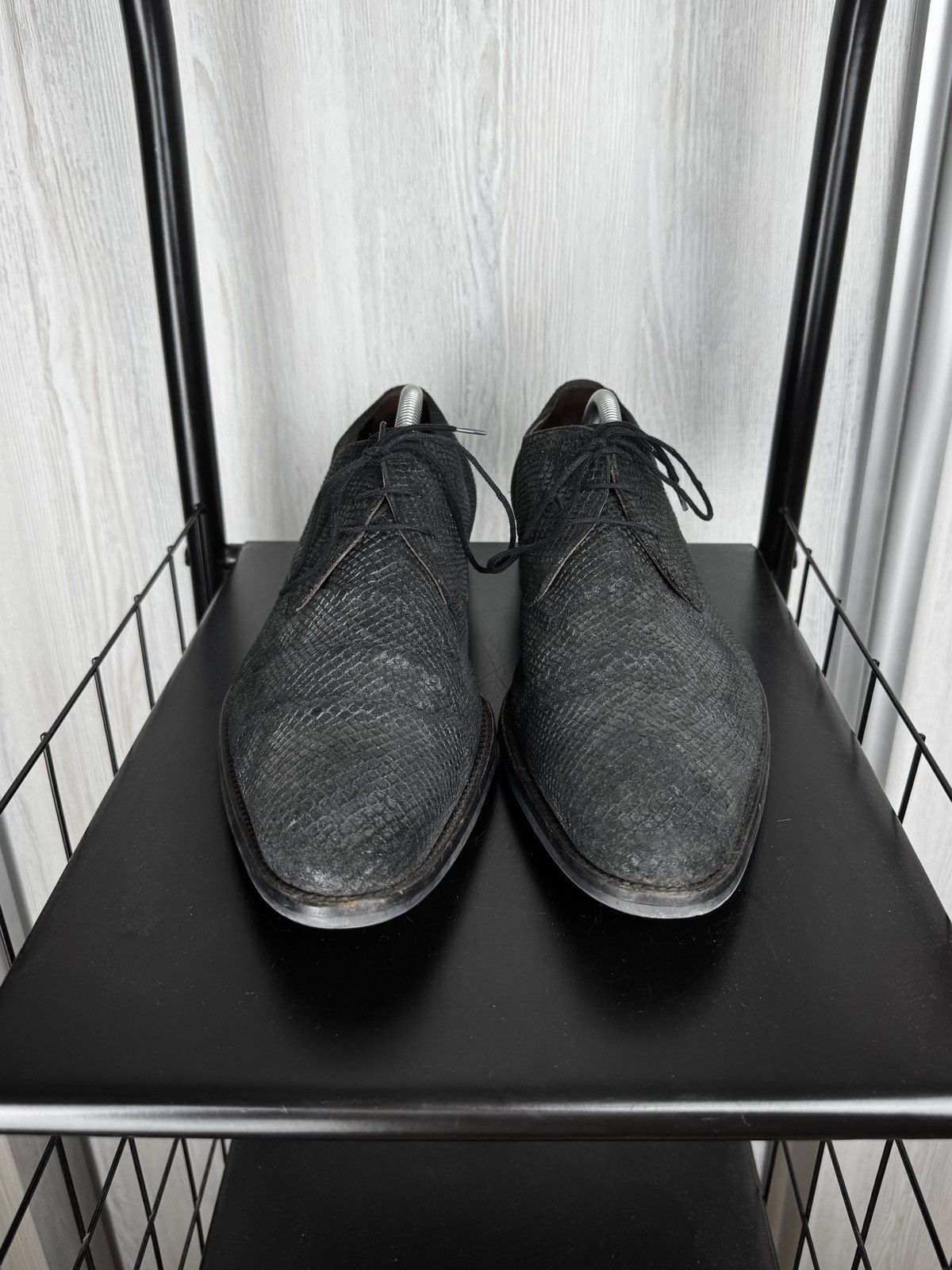 Floris van Bommel Floris van Bommel lace derby snake style classic shoes 9.5 Size US 10.5 / EU 43-44 - 5 Thumbnail