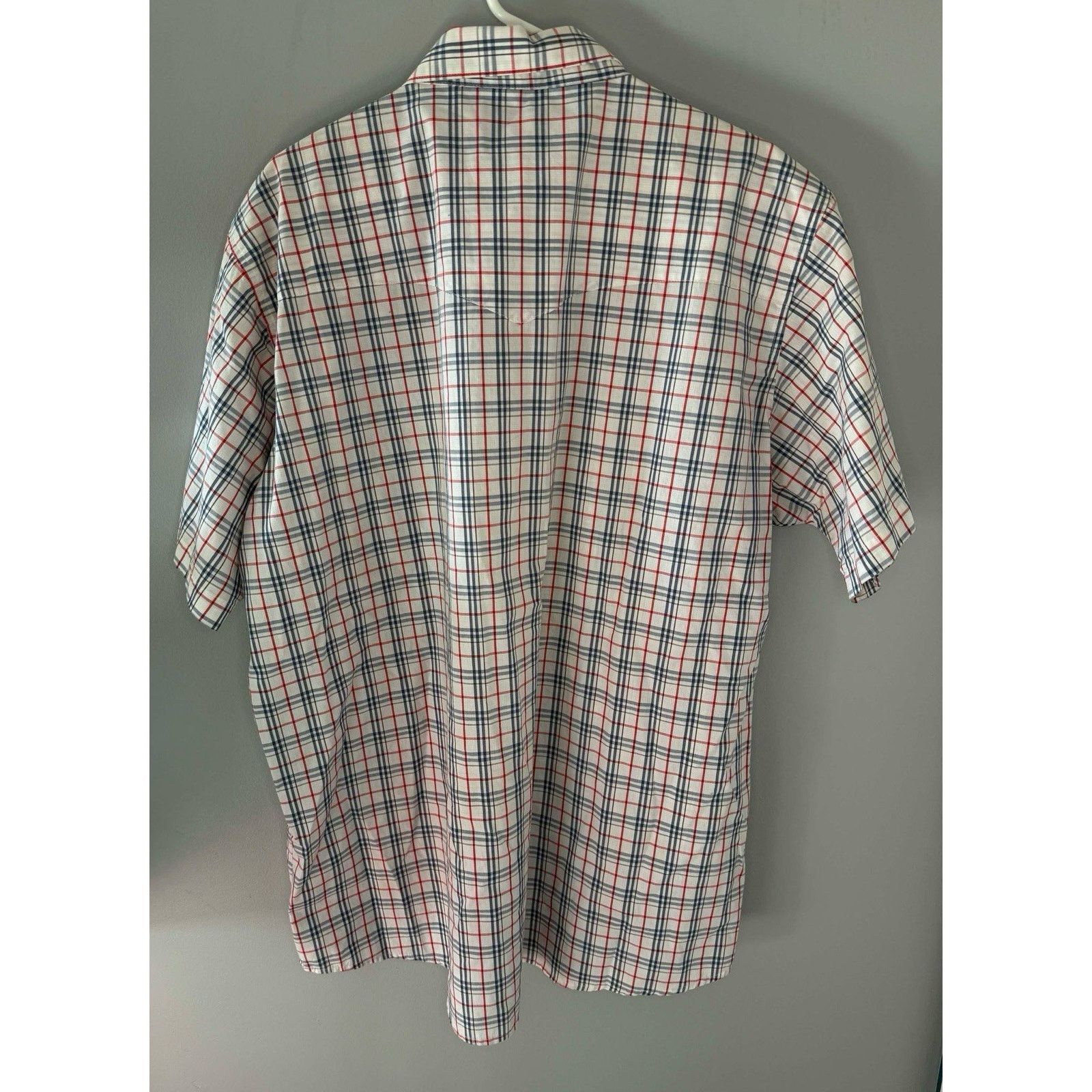 Wrangler WRANGLER Wrancher Western Shirt Mens 2XLT Plaid Pearl Snap Size US XXL / EU 58 / 5 - 7 Thumbnail