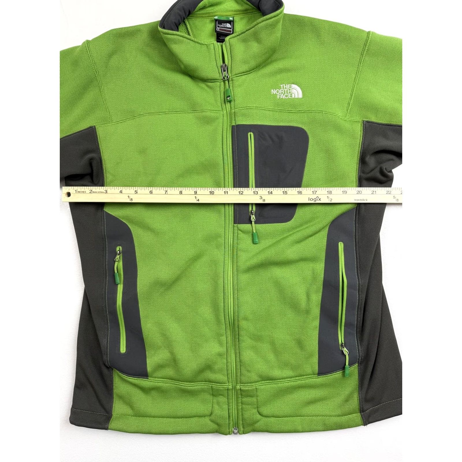 The North Face The North Face Summit Series Jacket Mens L Green Full Zip Softshell Stretch Pockets Wind-Resistant" Size US L / EU 52-54 / 3 - 7 Thumbnail