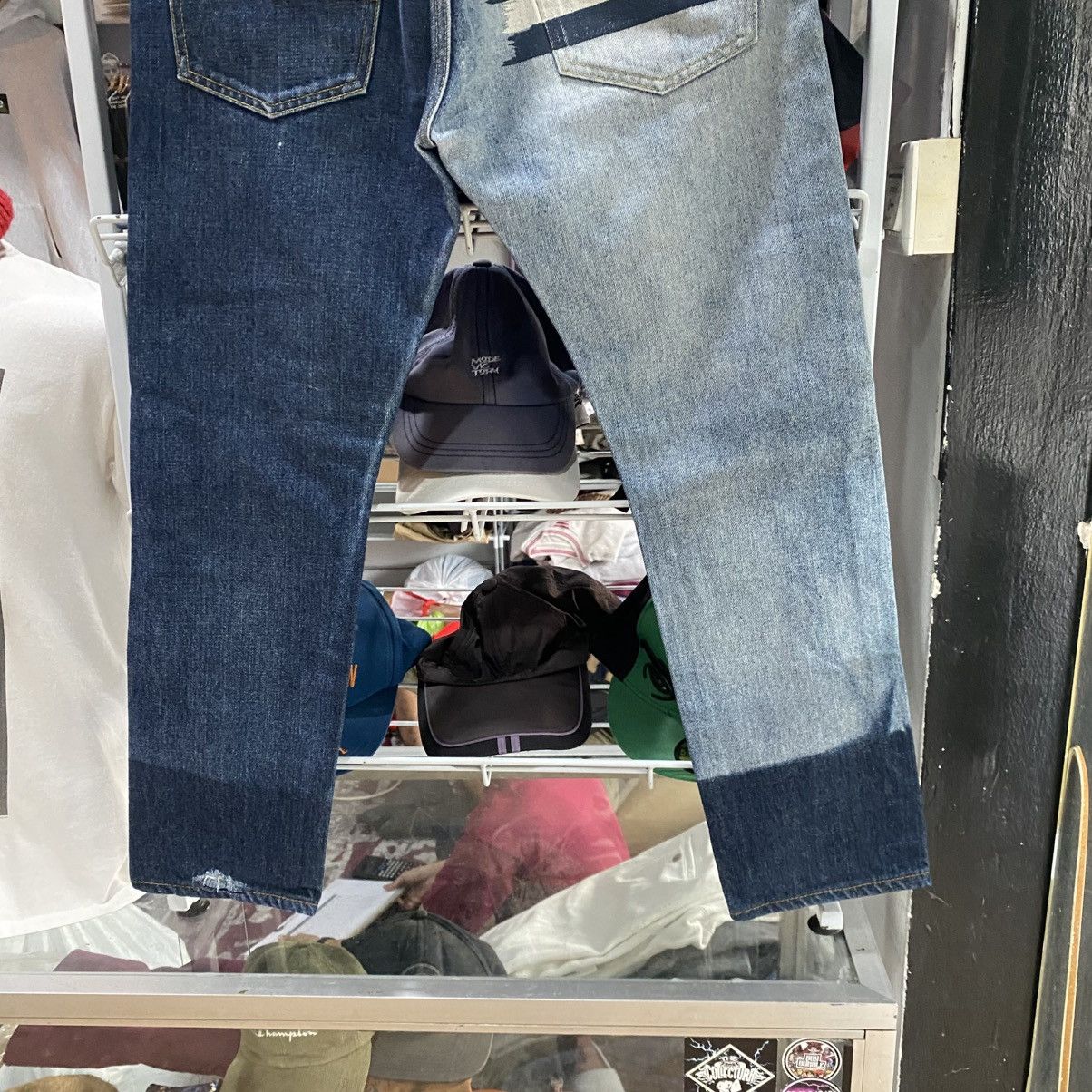 Tommy Hilfiger × Vintage Crazy vintage y2k Custom blue wash jeans grunge essential! Size US 32 / EU 48 - 4 Thumbnail