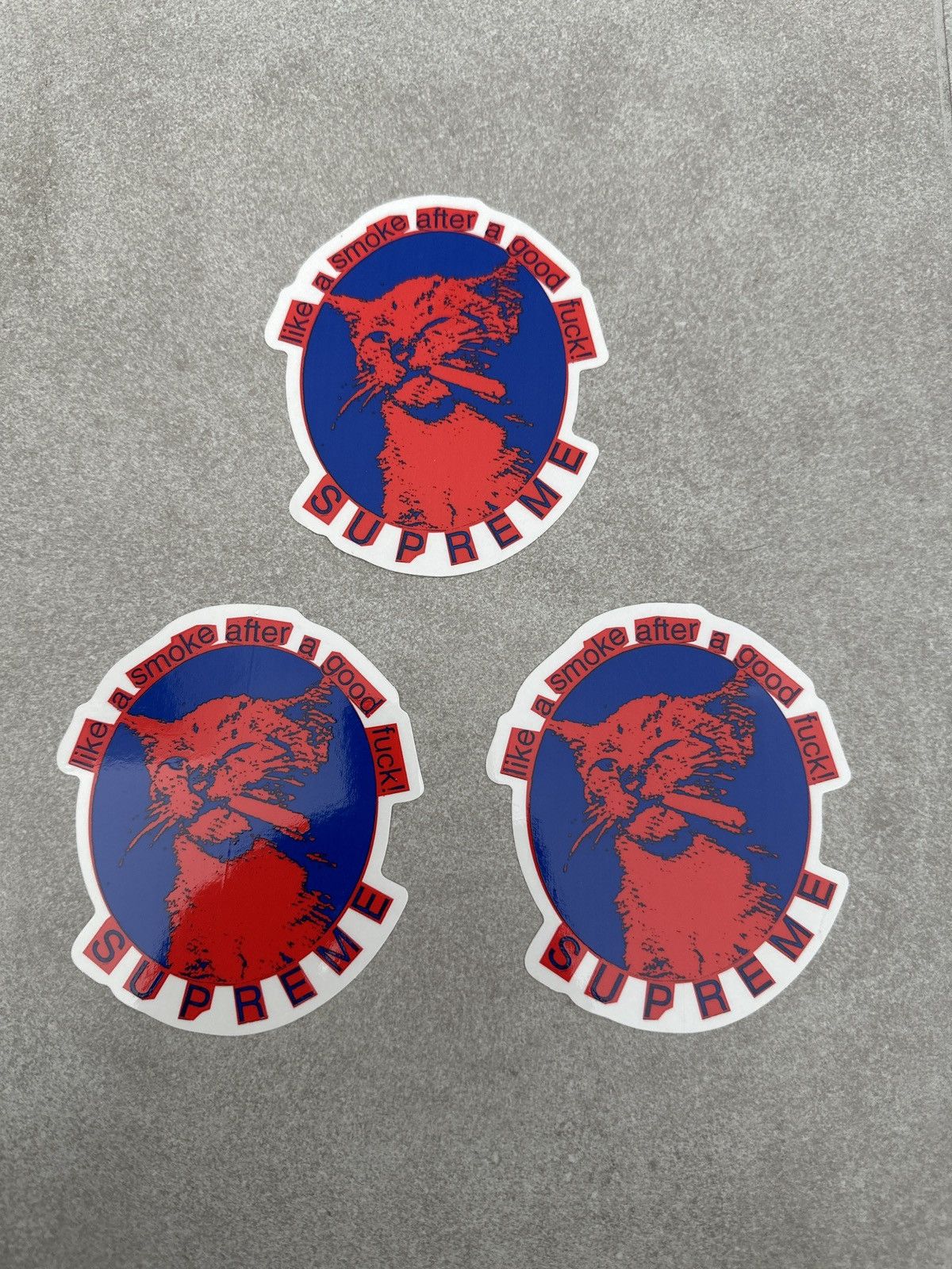 Supreme Supreme Cat Stickers (Count 3) Size ONE SIZE - 2 Thumbnail