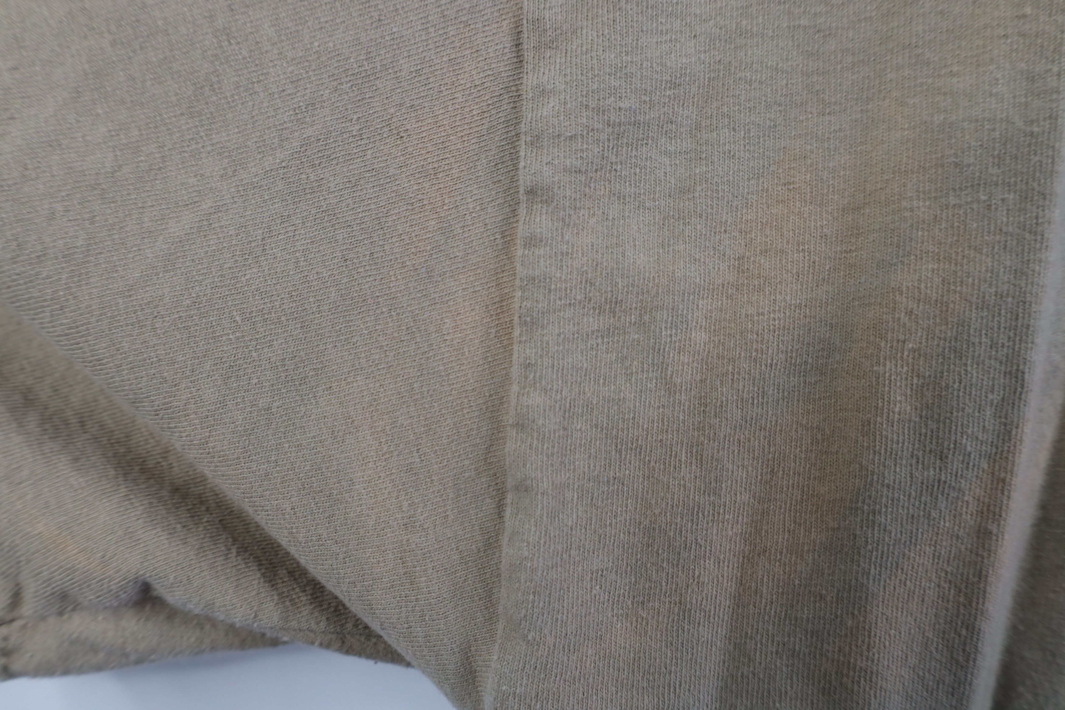 Vintage Vintage 90s Streetwear Blank Cotton Short Sleeve T-Shirt Tan Size US XXL / EU 58 / 5 - 8 Thumbnail
