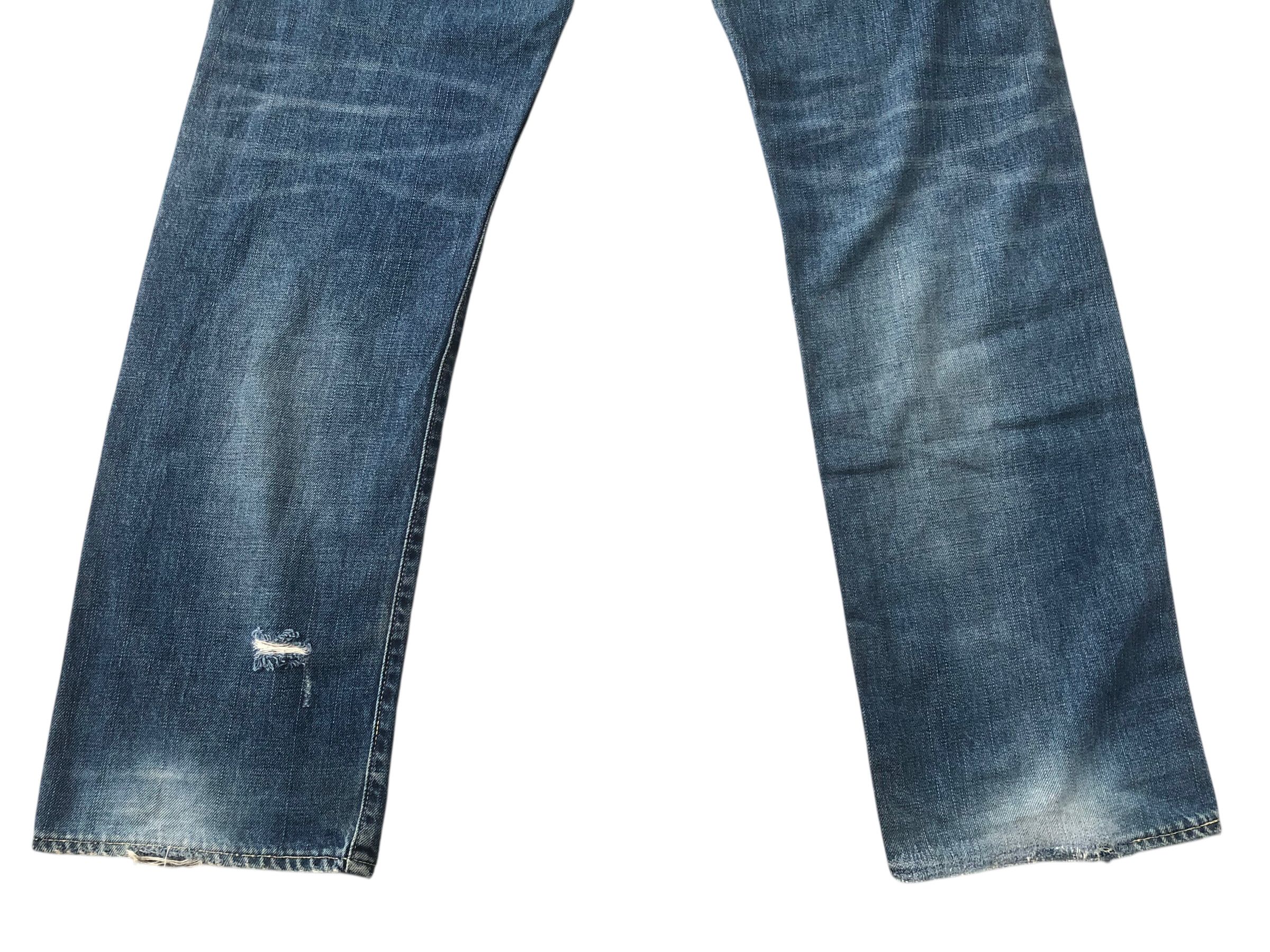 Visvim 💯Rare VISVIM Fluxus 00 damaged-1 d1 denim Selvedge Jeans Size US 34 / EU 50 - 6 Thumbnail