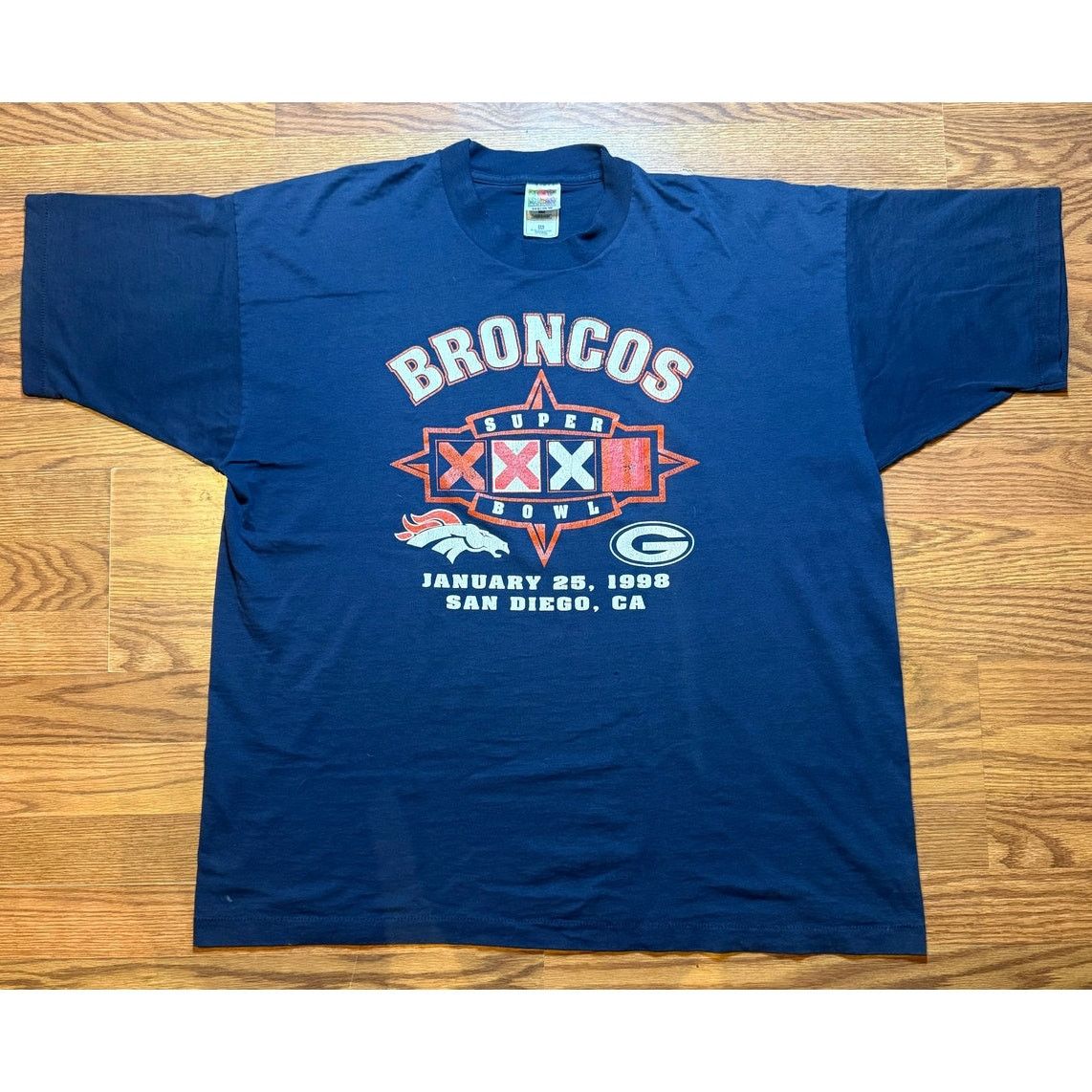 Fruit Of The Loom 1998 Super Bowl Packers Broncos Size XXL Size US XXL / EU 58 / 5 - 1 Thumbnail