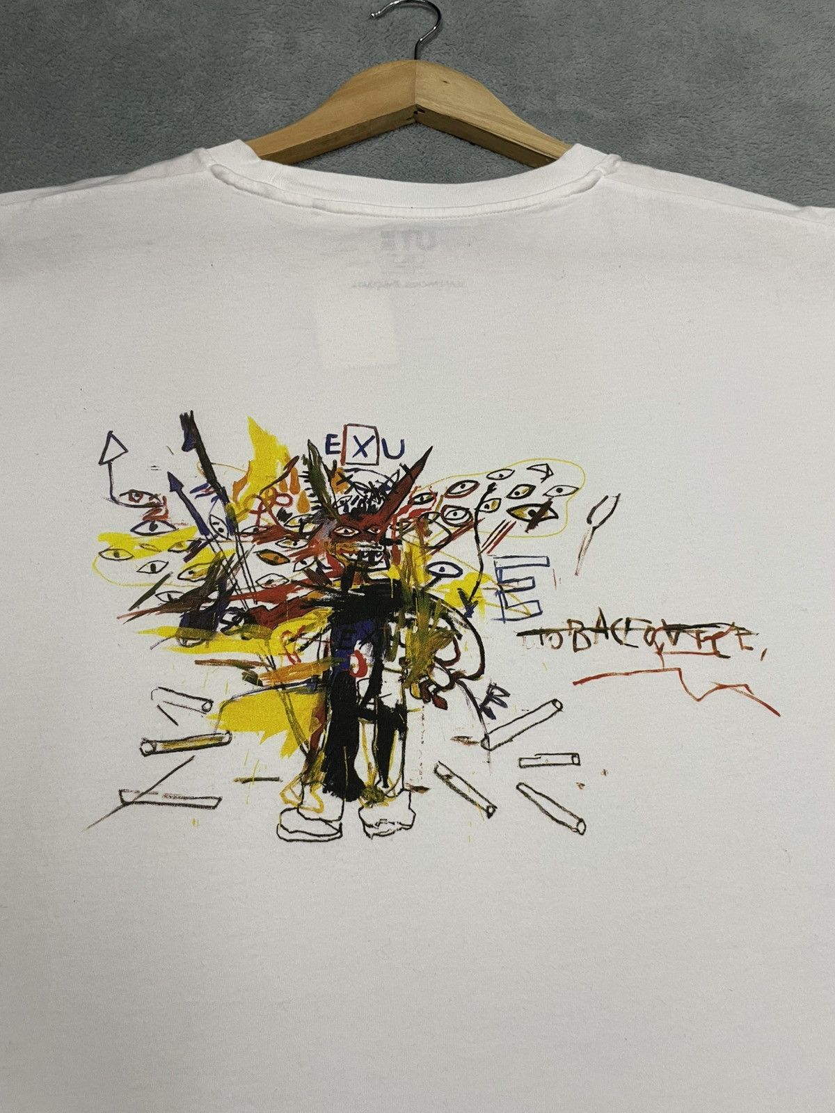 Jean-Michel Basquiat × Uniqlo RARE JEAN MICHEL BASQUIAT x KEITH HARING ART DESIGN Size US XXL / EU 58 / 5 - 3 Thumbnail