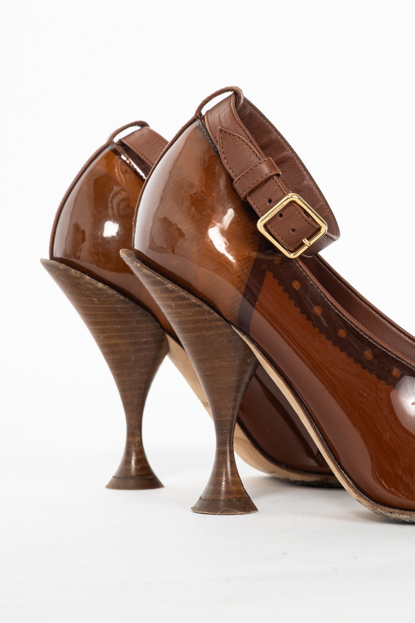 Burberry Burberry AW19 Runway Evan 105 Plex Heels Size US 8.5 / IT 38.5 - 8 Thumbnail