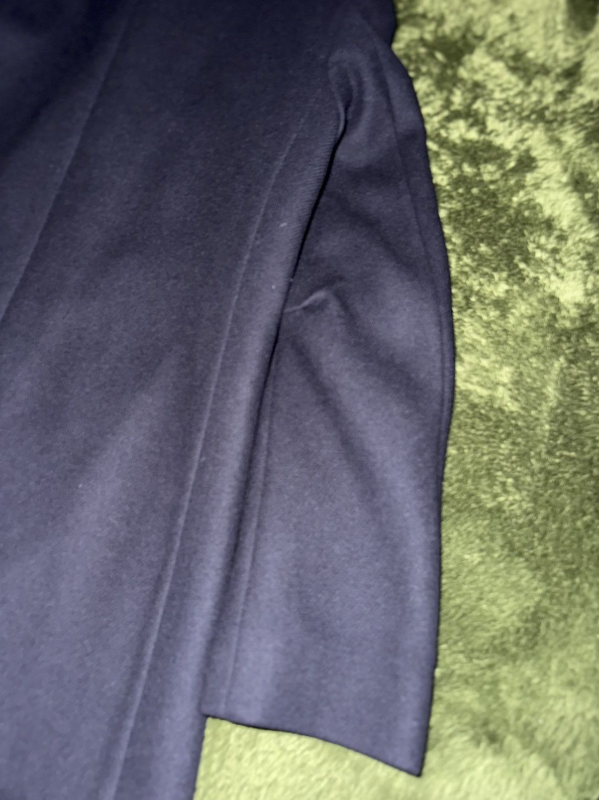 Ann Demeulemeester [S] Ann Demeulemeester Double Breasted Pleated Wool Coat Size US S / EU 44-46 / 1 - 11 Thumbnail