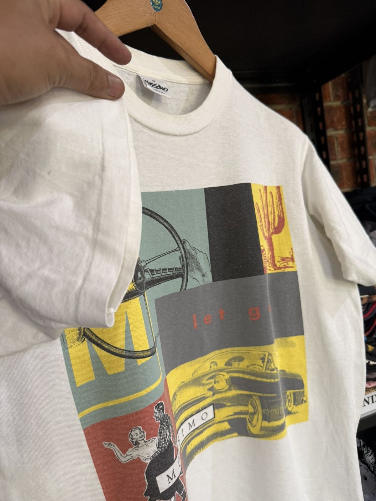 Mossimo Vintage 90s Mossimo Let Go Photo Tee Size US M / EU 48-50 / 2 - 4 Thumbnail