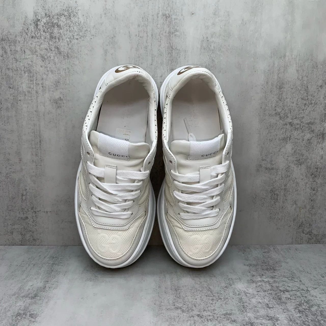 Gucci Gucci White 'Cookie' Sneakers EU35.5 95New JZ1369 Size US 4.5 / IT 34.5 - 6 Thumbnail