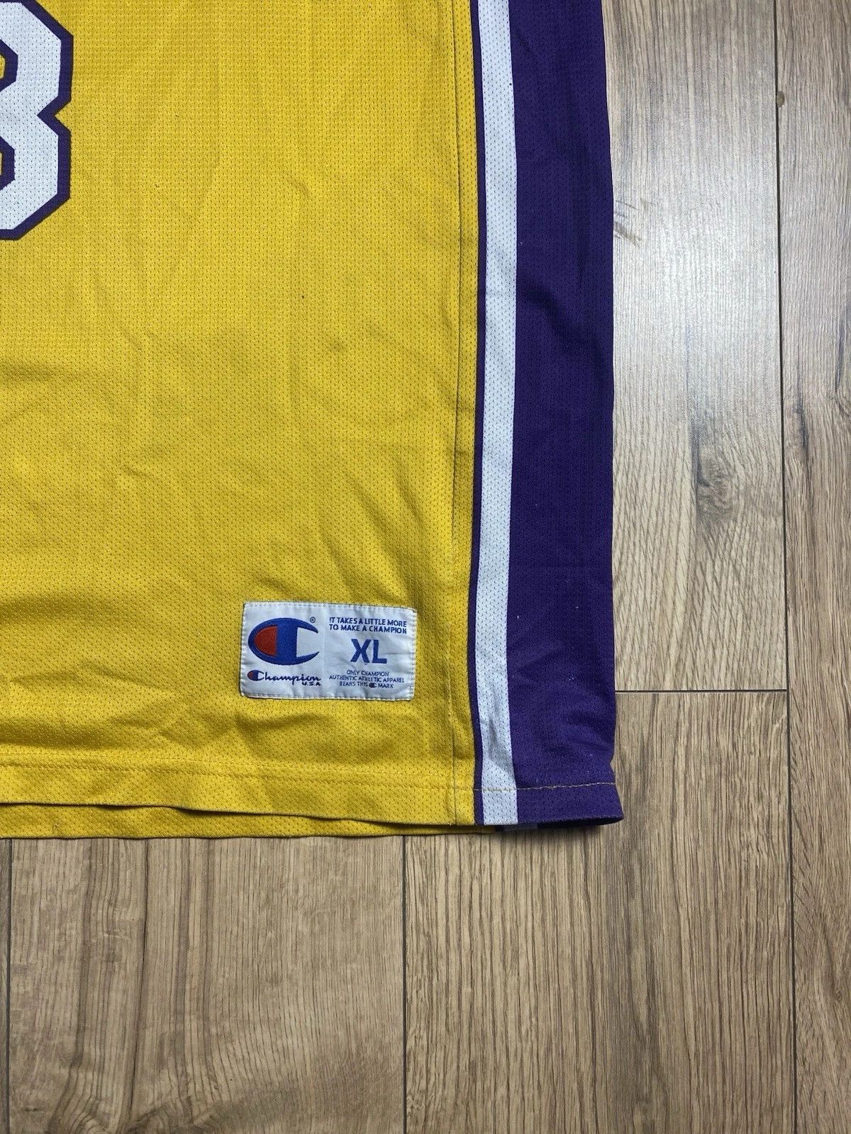 Champion Vintage Kobe Bryant #8 Lakers NBA Champion Basketball Jersey Size US XL / EU 56 / 4 - 2 Thumbnail