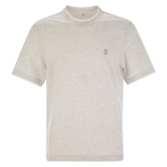 Brunello Cucinelli BRUNELLO CUCINELLI Men Polo Shirts M0B137427G LIGHT GREY Size US XL / EU 56 / 4 - 1 Thumbnail