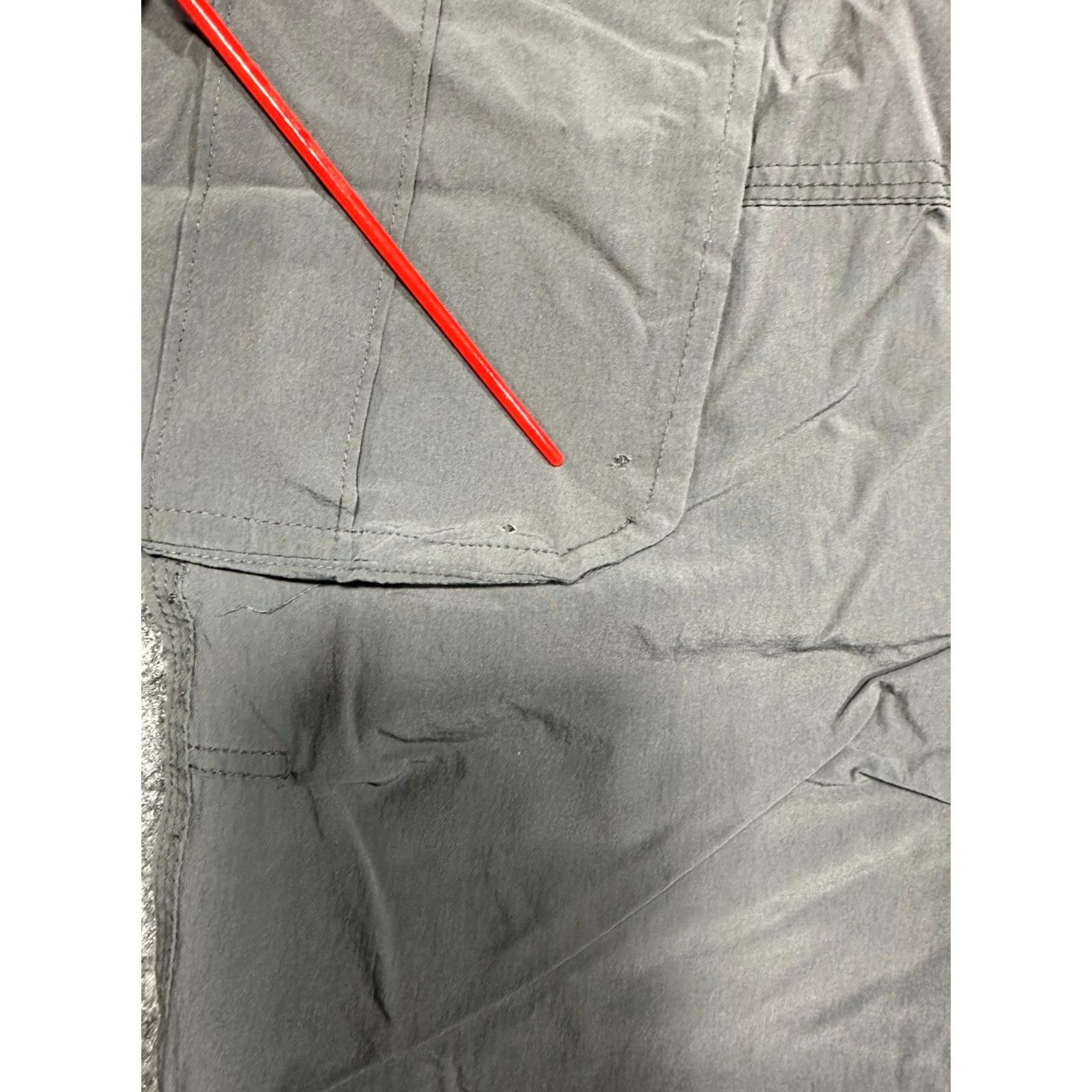 Komono Komont Cargo Pants Womens 30 Gray Nylon Hiking Crop Straight Leg Pockets Outdoor Size 30" / US 8 / IT 44 - 3 Thumbnail