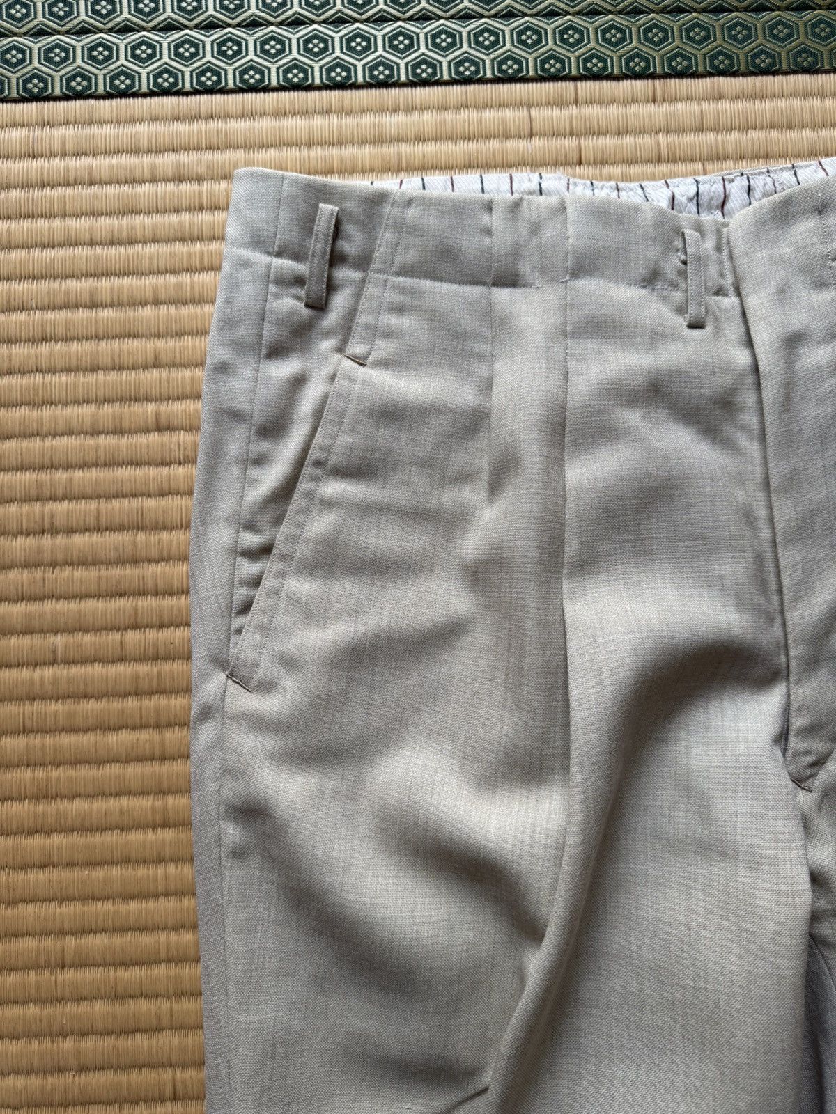 Other Spring&Summer Cream Linen Slacks NEW WOOL DELUX Tag Size US 34 / EU 50 - 6 Thumbnail