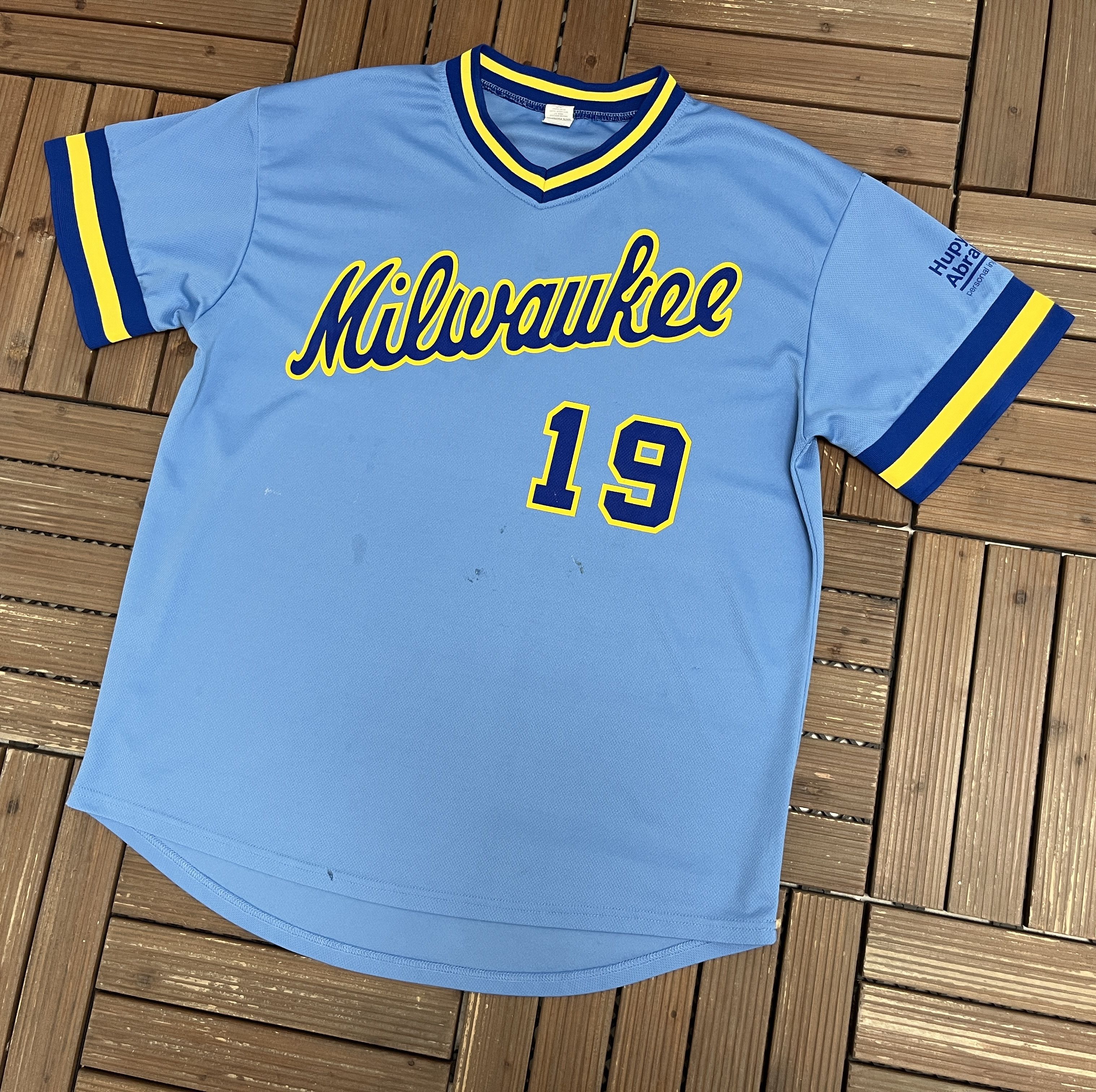 Other Milwaukee Brewers Retro Blue Baseball Jersey Size US XL / EU 56 / 4 - 3 Thumbnail