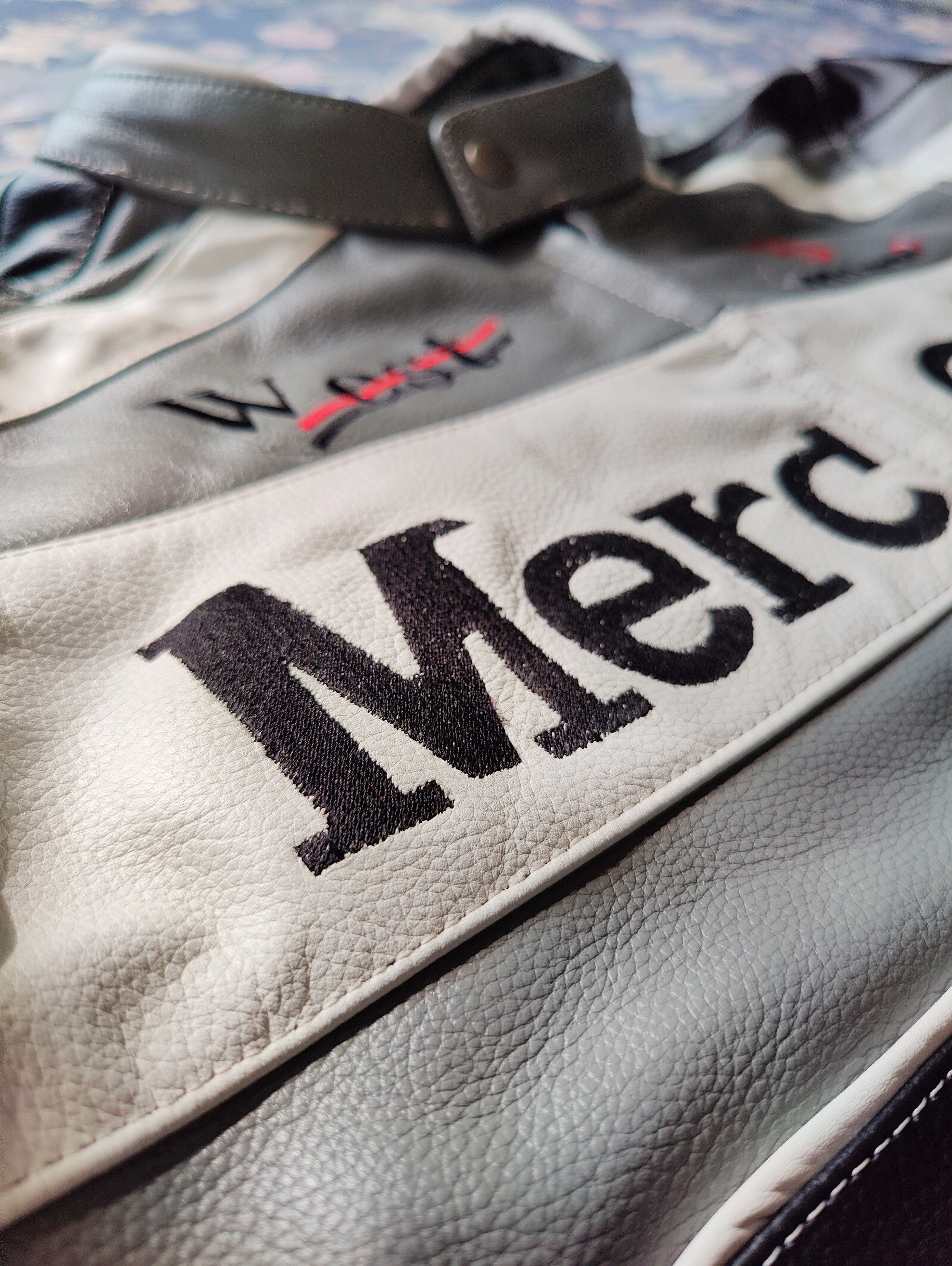 Vintage 💀🔥 Mercedes-Benz X McLaren LEATHER JACKET RARE STREETWEAR Size US M / EU 48-50 / 2 - 3 Thumbnail