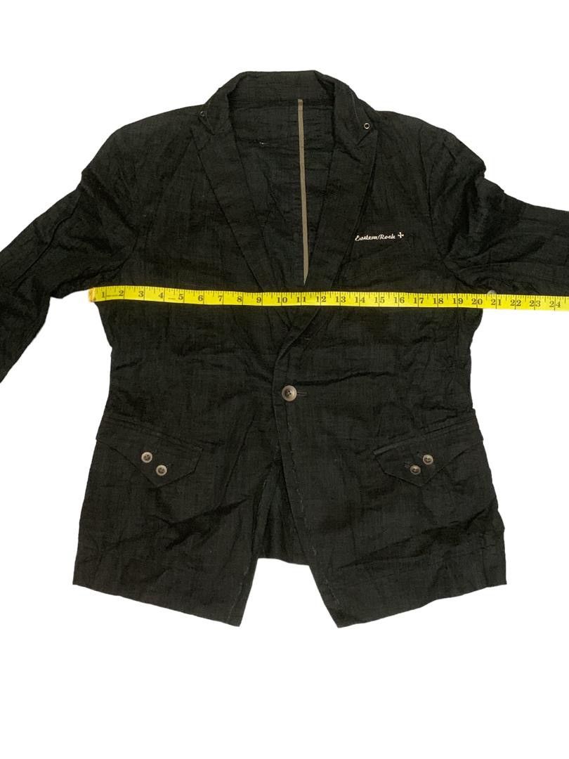 Designer × Japanese Brand PPFM Anarchy Denim Eastern Rock Blazer Size L / US 10 / IT 46 - 10 Thumbnail
