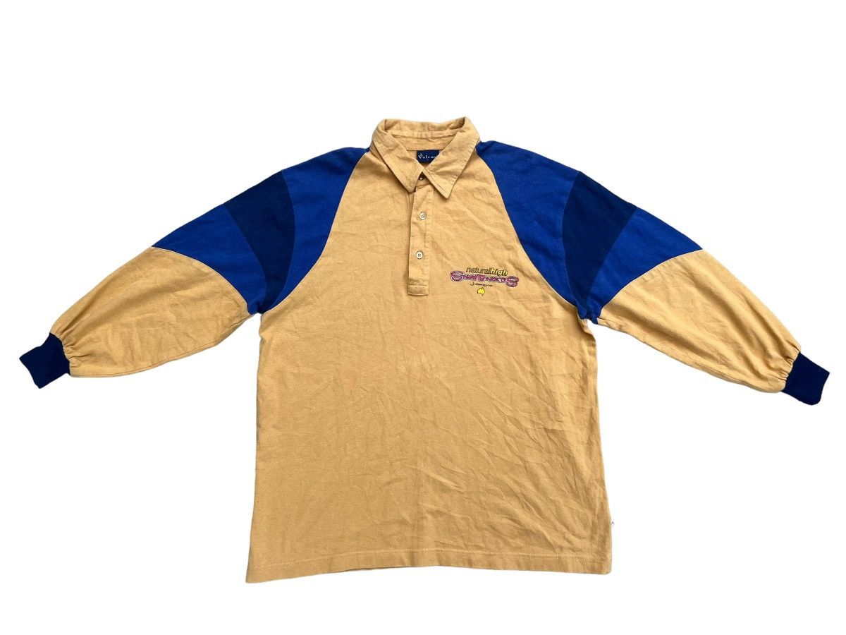 Volcom Vintage 90s Volcom Natural High Snowboards Rugby Shirt Size US L / EU 52-54 / 3 - 2 Thumbnail
