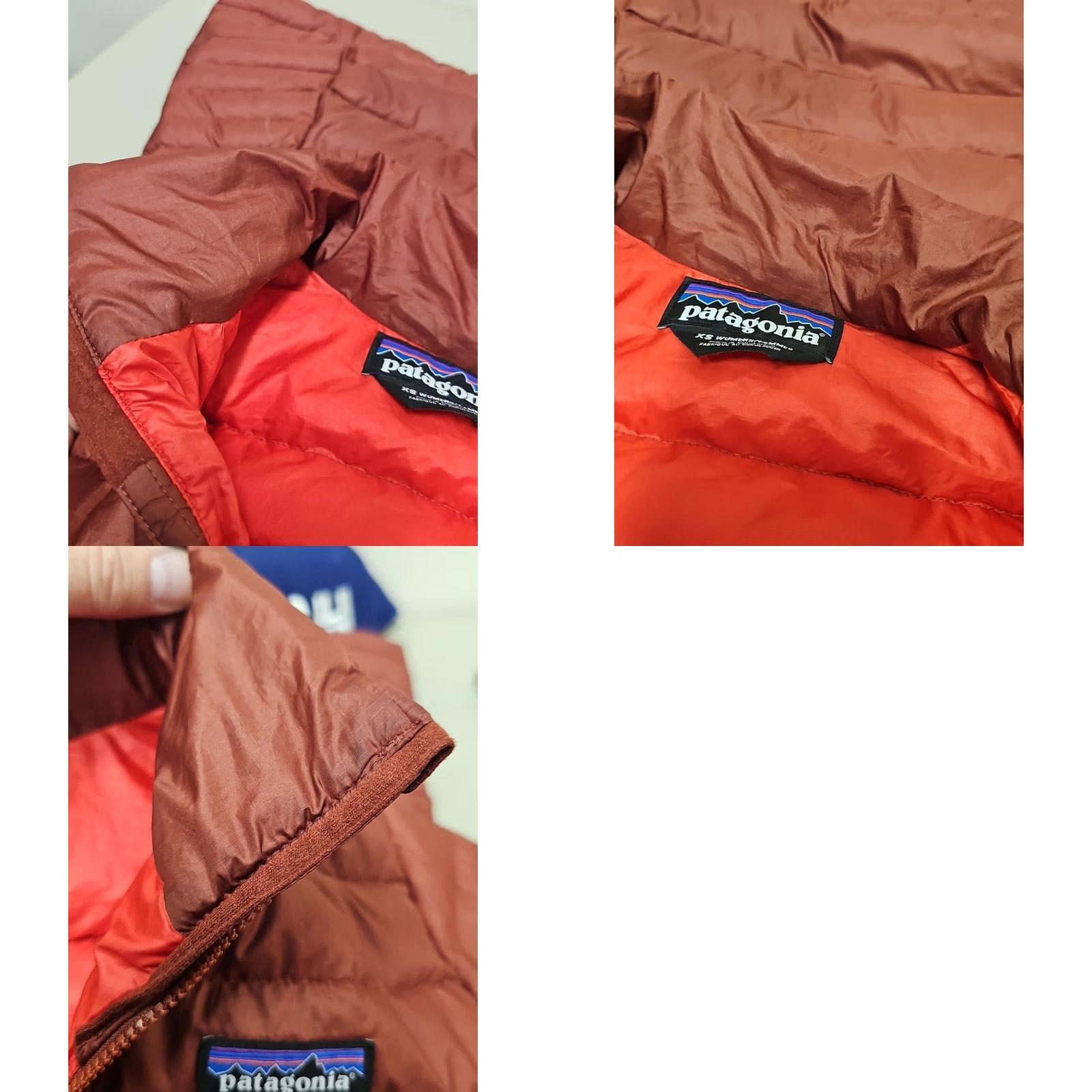 Patagonia Patagonia Jacket Maroon Size XS Regular Solid Puffer Coat Wind-Resistant Hooded Insulated Water Resistant Full Zip Logo Womens Size XS / US 0-2 / IT 36-38 - 8 Thumbnail