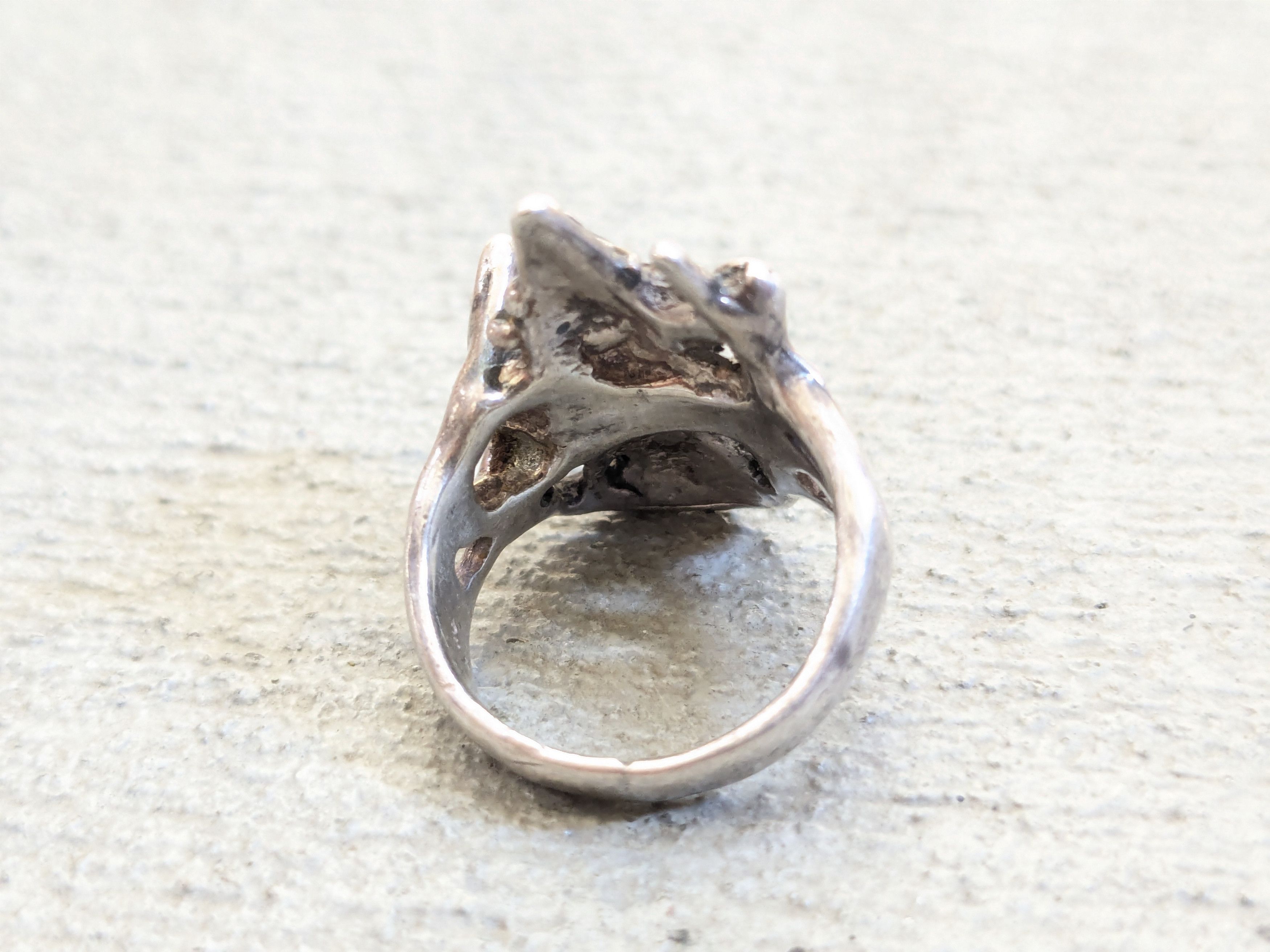 Jewelry × Sterling Silver Sterling Silver Ring Wizard Purple Amethyst Orb Sphere 5.75 Size ONE SIZE - 6 Thumbnail