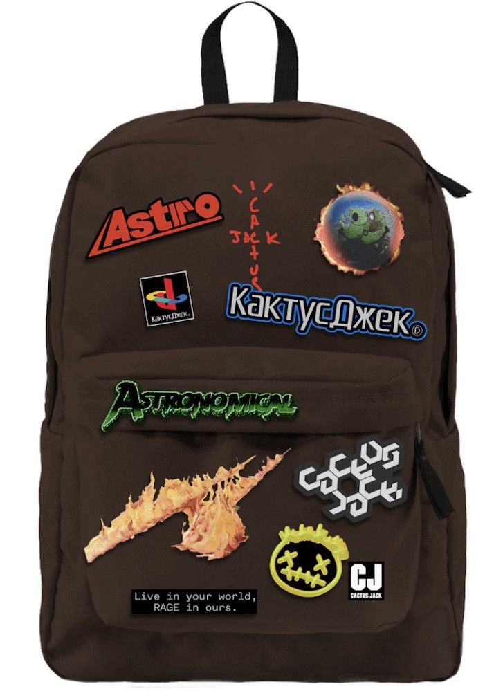 image of Travis Scott Fortnite Cactus Jack Backpack in Brown, Men's