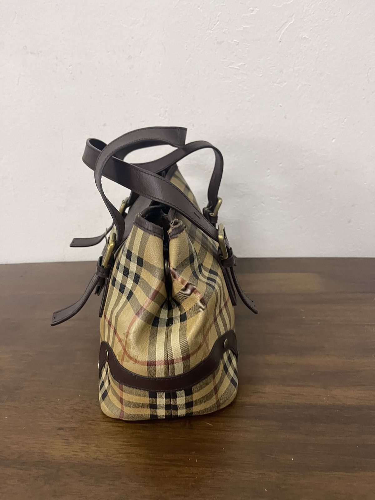 Burberry × Vintage Burberry haymarket nova check shoulder bag (see photo) Size ONE SIZE - 3 Thumbnail