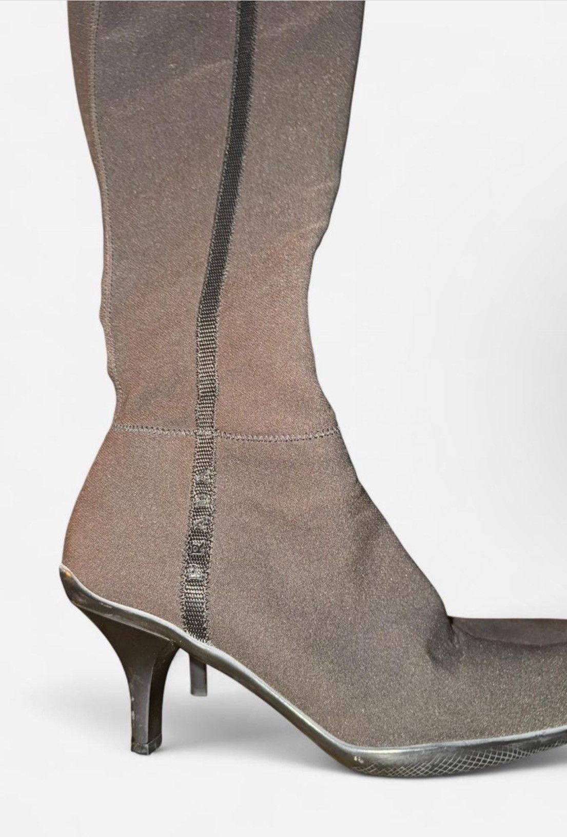 Prada Women’s Prada Black Cloth Boots Size US 8.5 / IT 38.5 - 1 Thumbnail