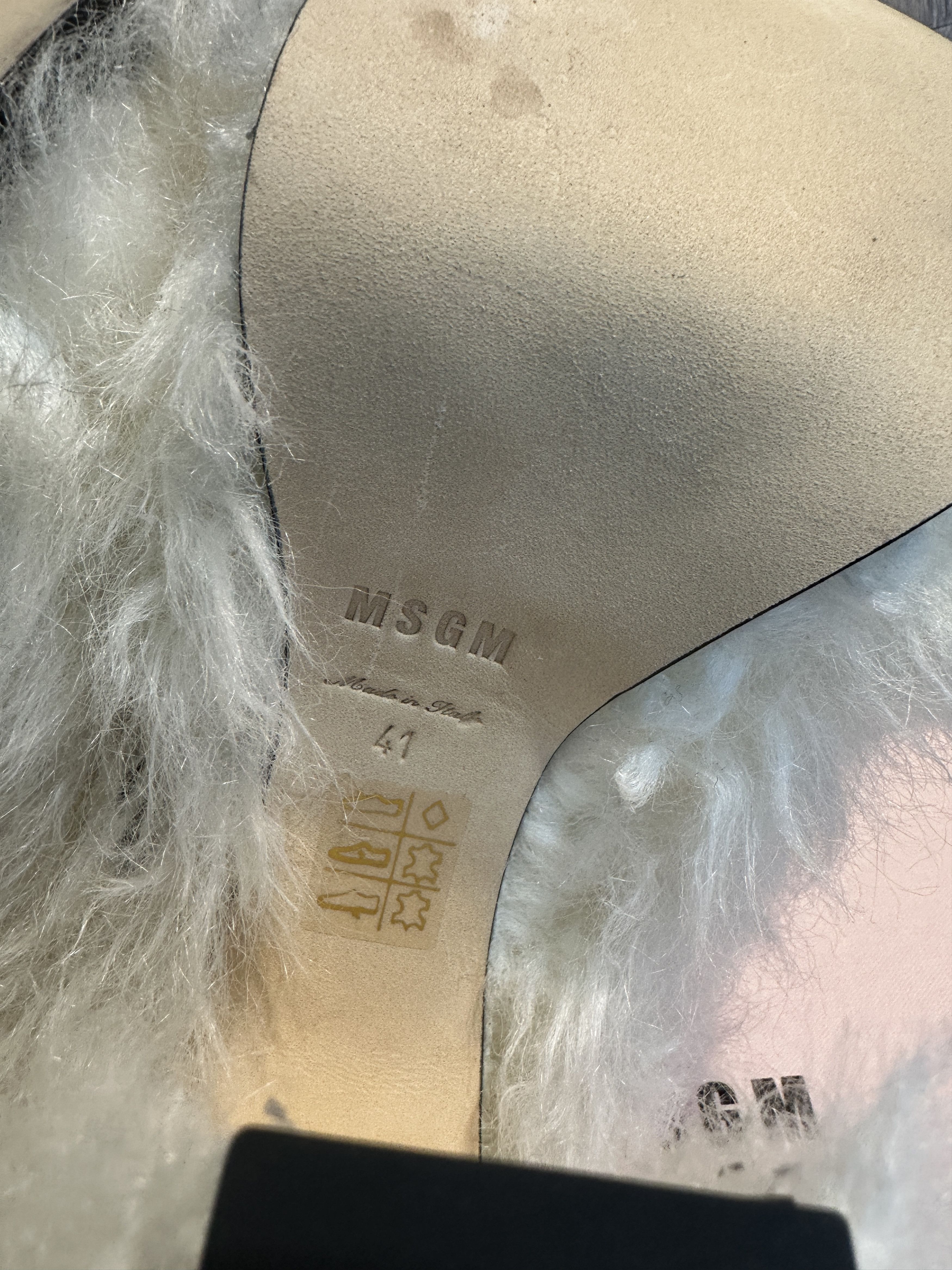 MSGM MSGM faux-fur buckled pumps 41 Size US 11 / IT 41 - 9 Thumbnail