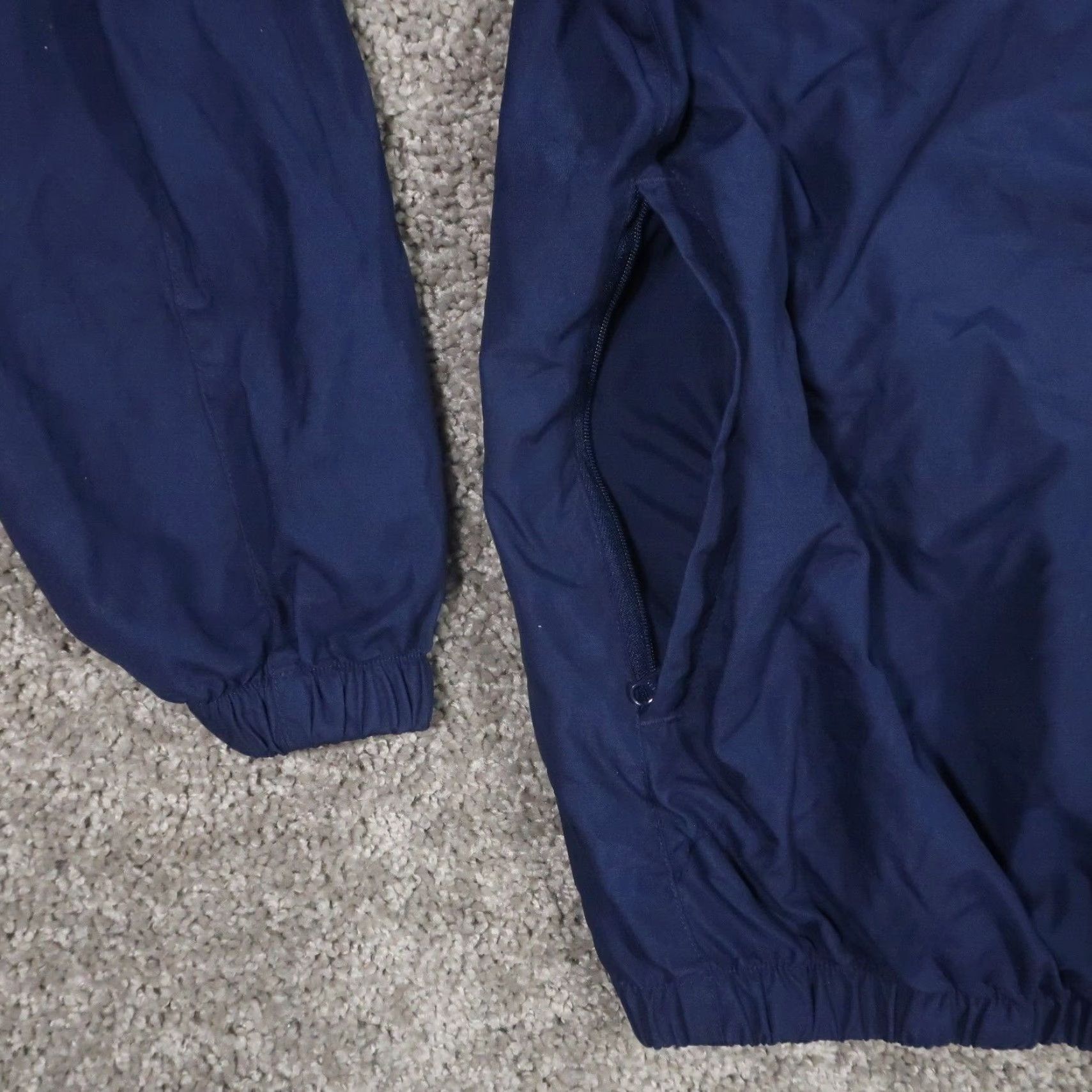 Footjoy VINTAGE? No. Footjoy FJ Windbreaker Mens XL Navy Long Sleeve Pullover Embroidered Logo Jacket? Size US XL / EU 56 / 4 - 5 Thumbnail