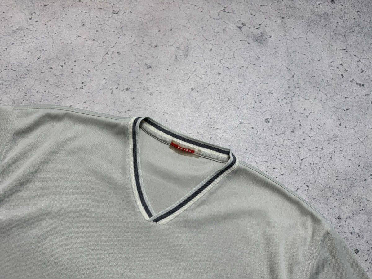 Prada Prada Red Tab Luxury T-Shirt Vintage Rare Size US XL / EU 56 / 4 - 6 Thumbnail