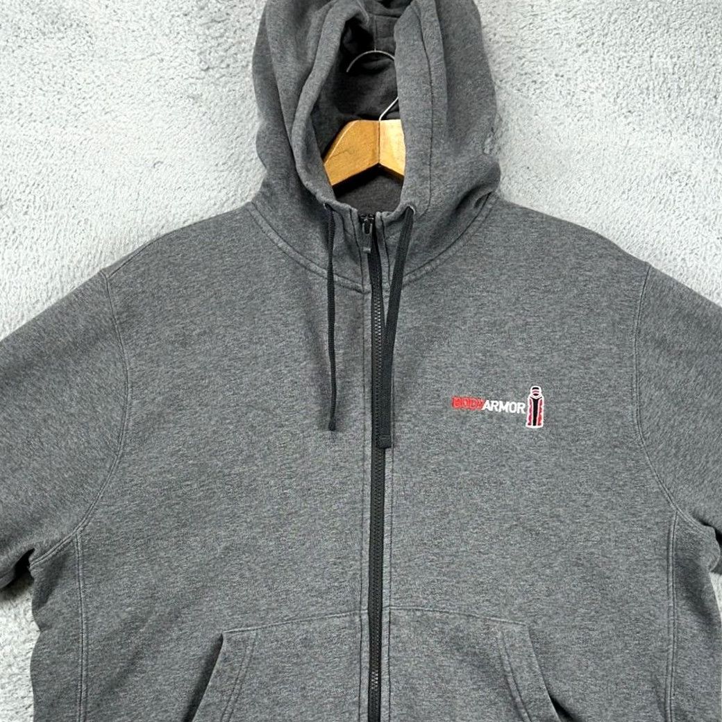 Nike Nike Jacket Mens Large Gray Full Zip Hooded Pockets Long Sleeve Sportswear Casual Outdoor Athletic Size US L / EU 52-54 / 3 - 2 Thumbnail