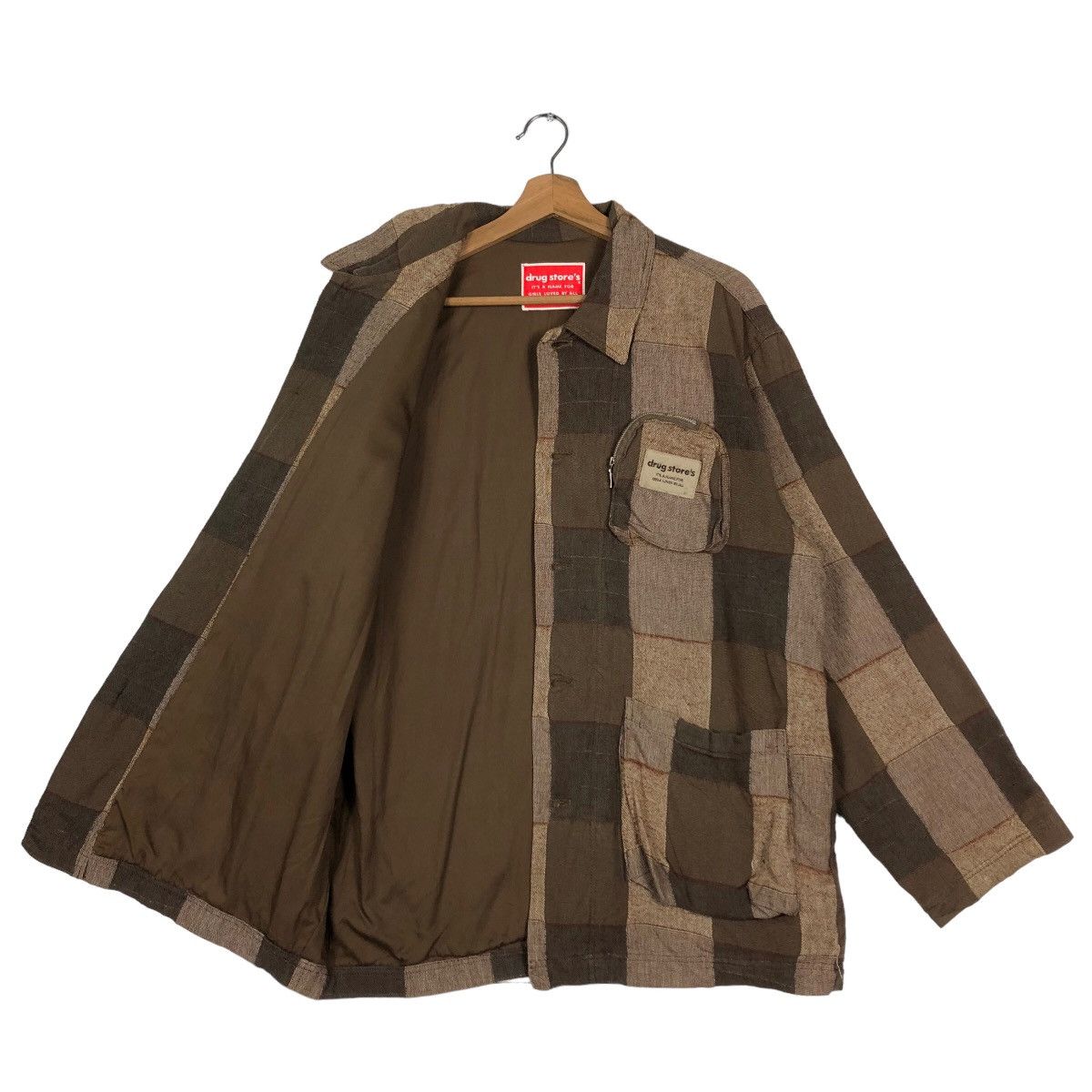 Hysteric Glamour 🔥Vintage Wool Jacket Drug Store Japan Made Size US M / EU 48-50 / 2 - 8 Thumbnail