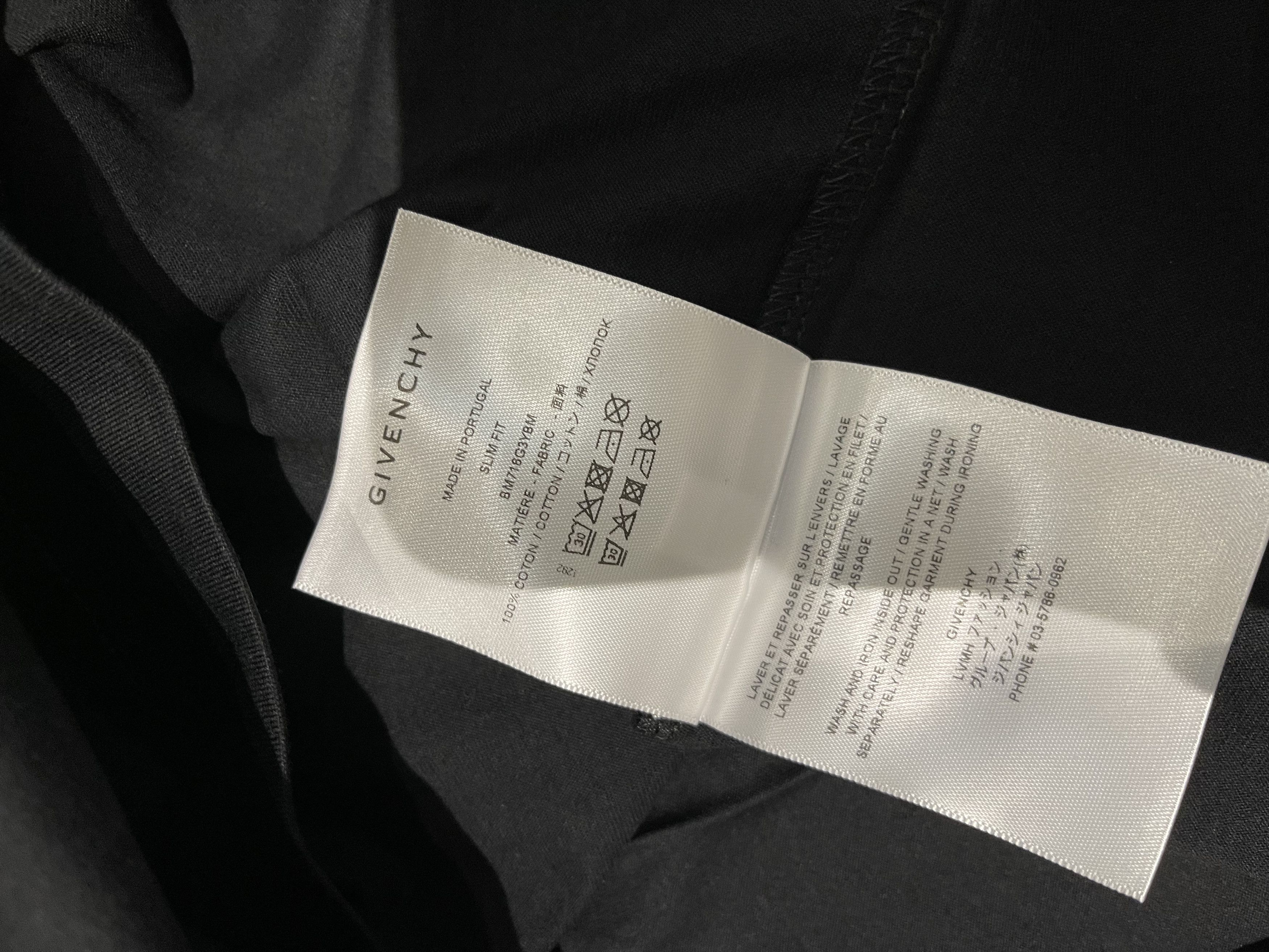 Givenchy Givenchy OSWALD Slim Fit T Shirt Size US L / EU 52-54 / 3 - 7 Thumbnail