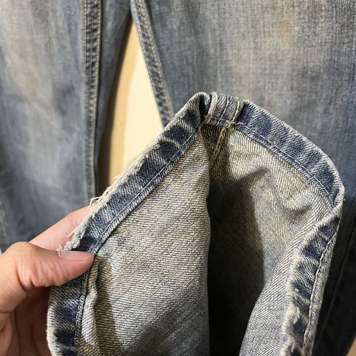 Ecko Unltd. 2000's Ecko Unltd. "Just Salvation" Baggy Denim Pants Size US 35 - 8 Thumbnail