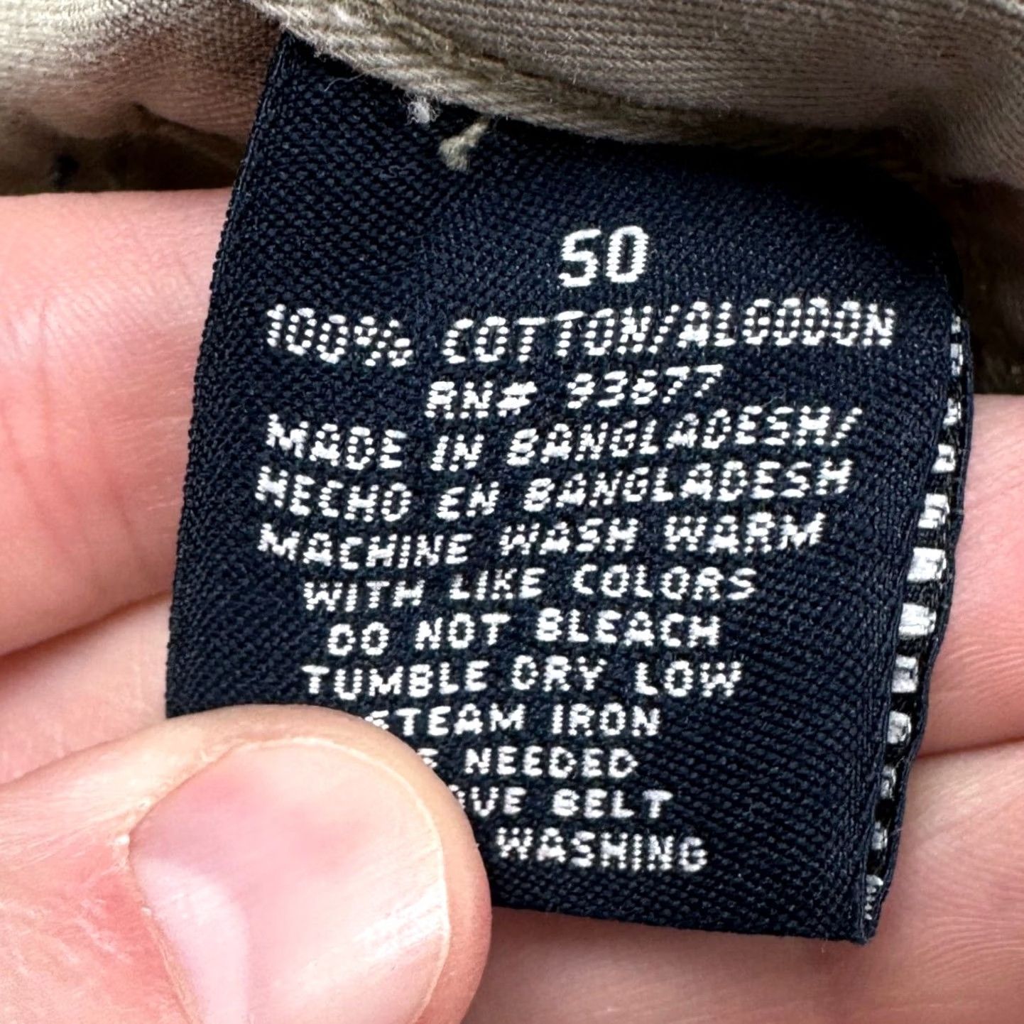 Vintage St. Johns Bay Cargo Shorts Mens Beige Flat Front Elastic Waist Pockets Size 50 Casual Outdoor Size US 34 / EU 50 - 4 Thumbnail