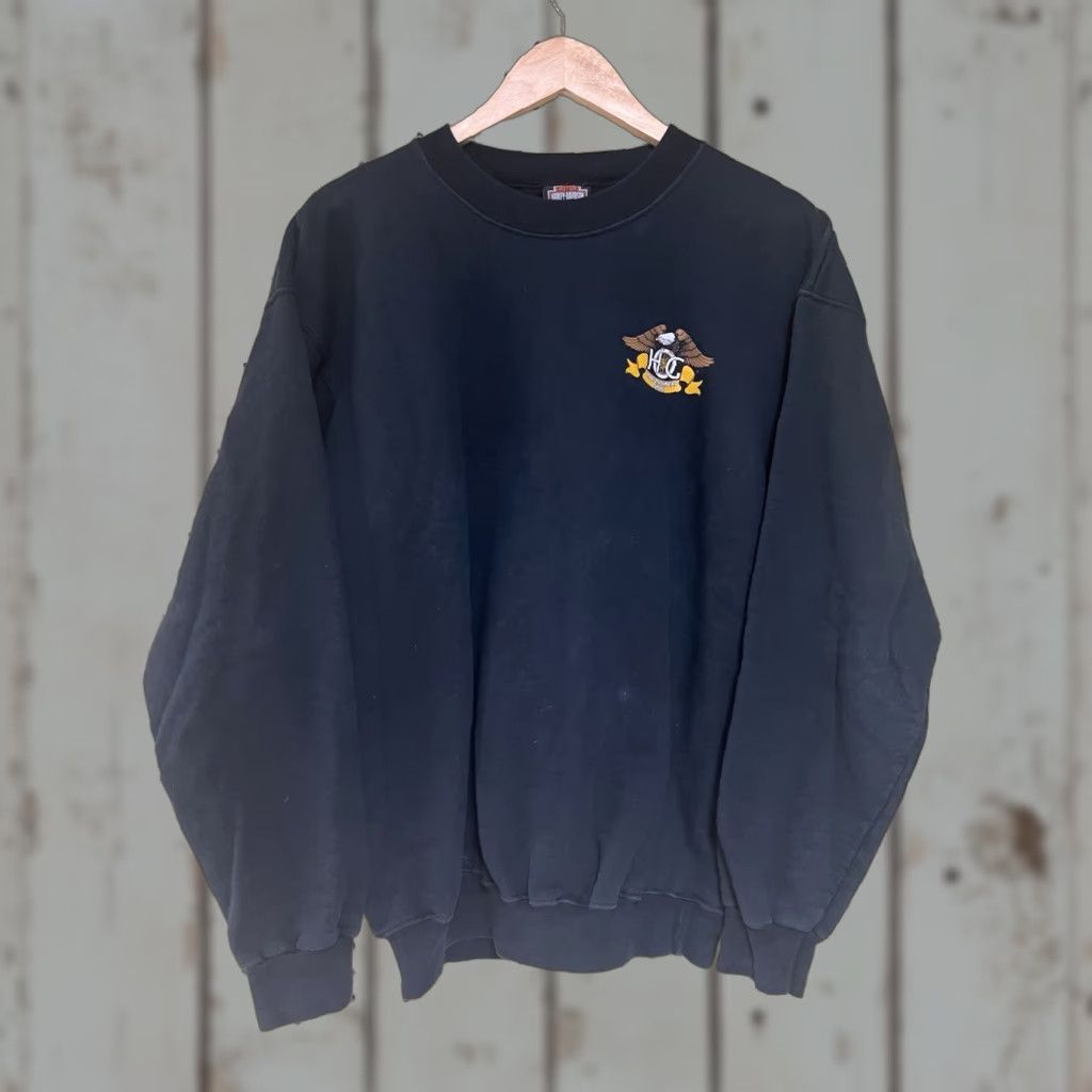 Harley Davidson VINTAGE Harley-Davidson Owners Group Rochester NY Medium Sweatshirt Mens HOG Size US M / EU 48-50 / 2 - 1 Thumbnail