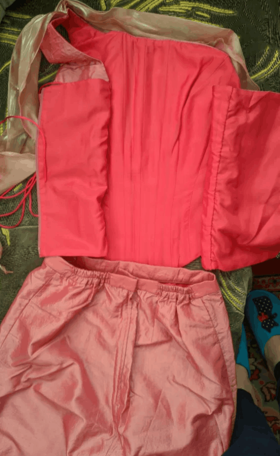 Other Modest prom dress sz S Dark Pink Color One shoulder Corset Size S / US 4 / IT 40 - 3 Thumbnail