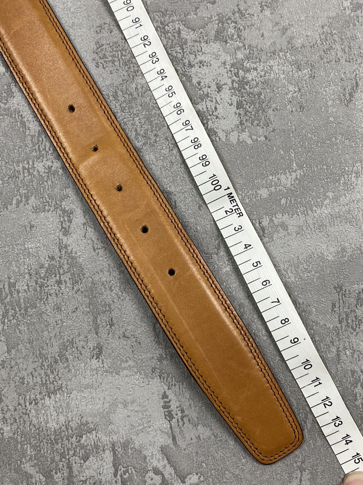 Fratelli Rossetti Brown leather belt made in Italy Size ONE SIZE - 9 Thumbnail