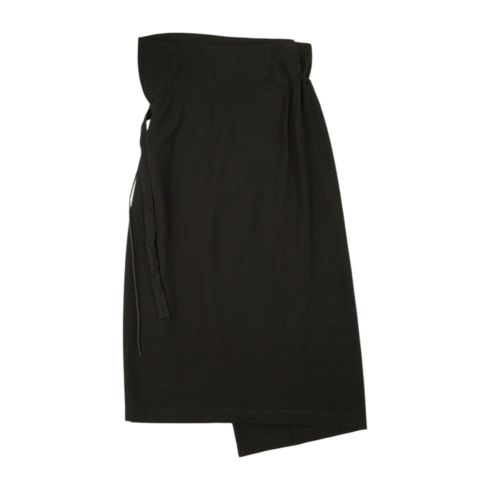 Ann Demeulemeester Black Wool Belted Skirt Size 27" / US 4 / IT 40 - 2 Thumbnail