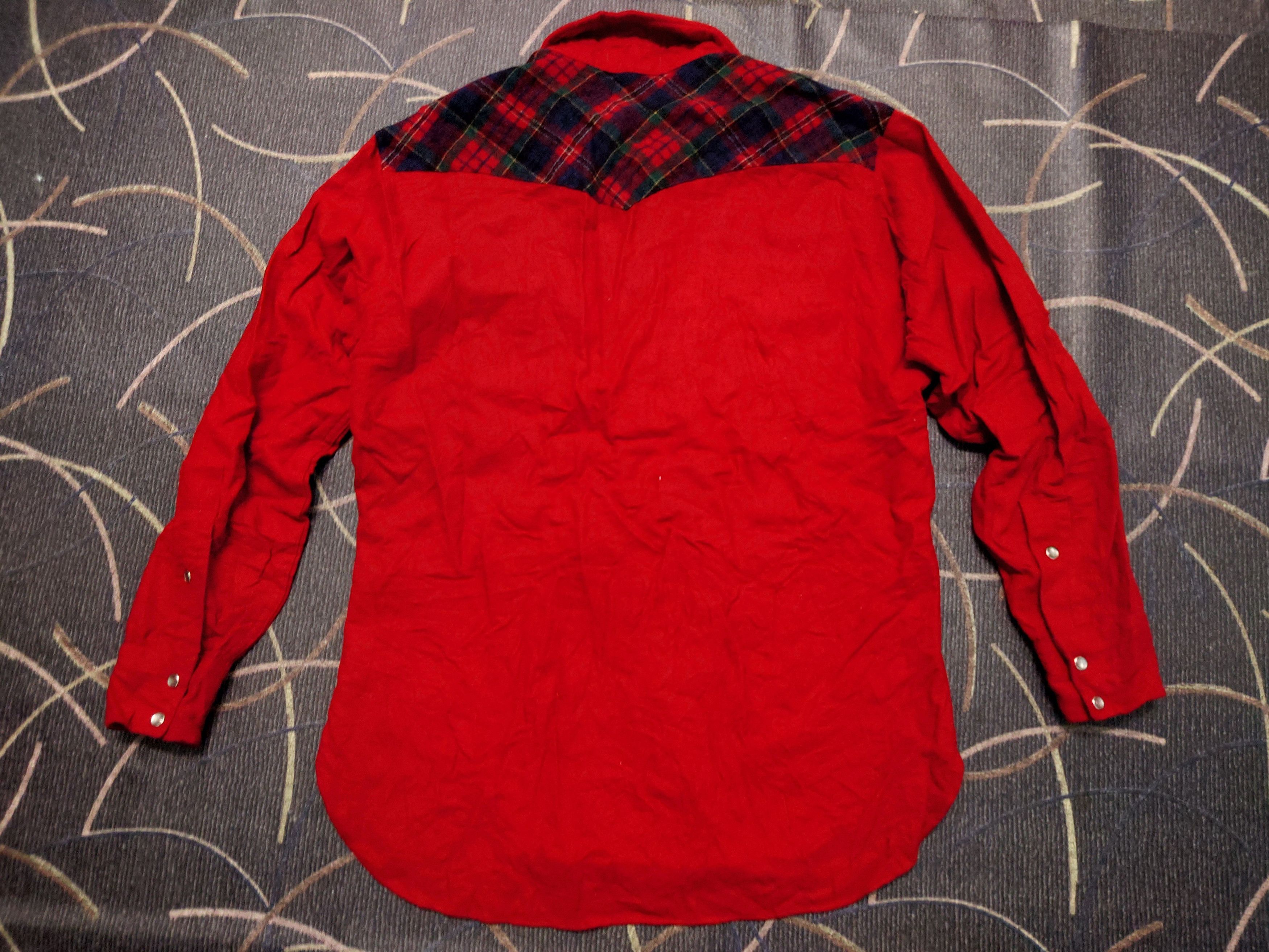 Flannel Vintage PENDLETON Flannel Shirt Plaid Virgin Wool Size US L / EU 52-54 / 3 - 3 Thumbnail