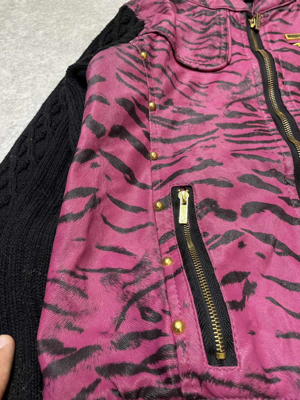 If Six Was Nine × Japanese Brand × Le Grande Bleu (L.G.B.) WCJ Leopard Knit Bomber — 2000s Tokyo Energy Size US M / EU 48-50 / 2 - 11 Thumbnail