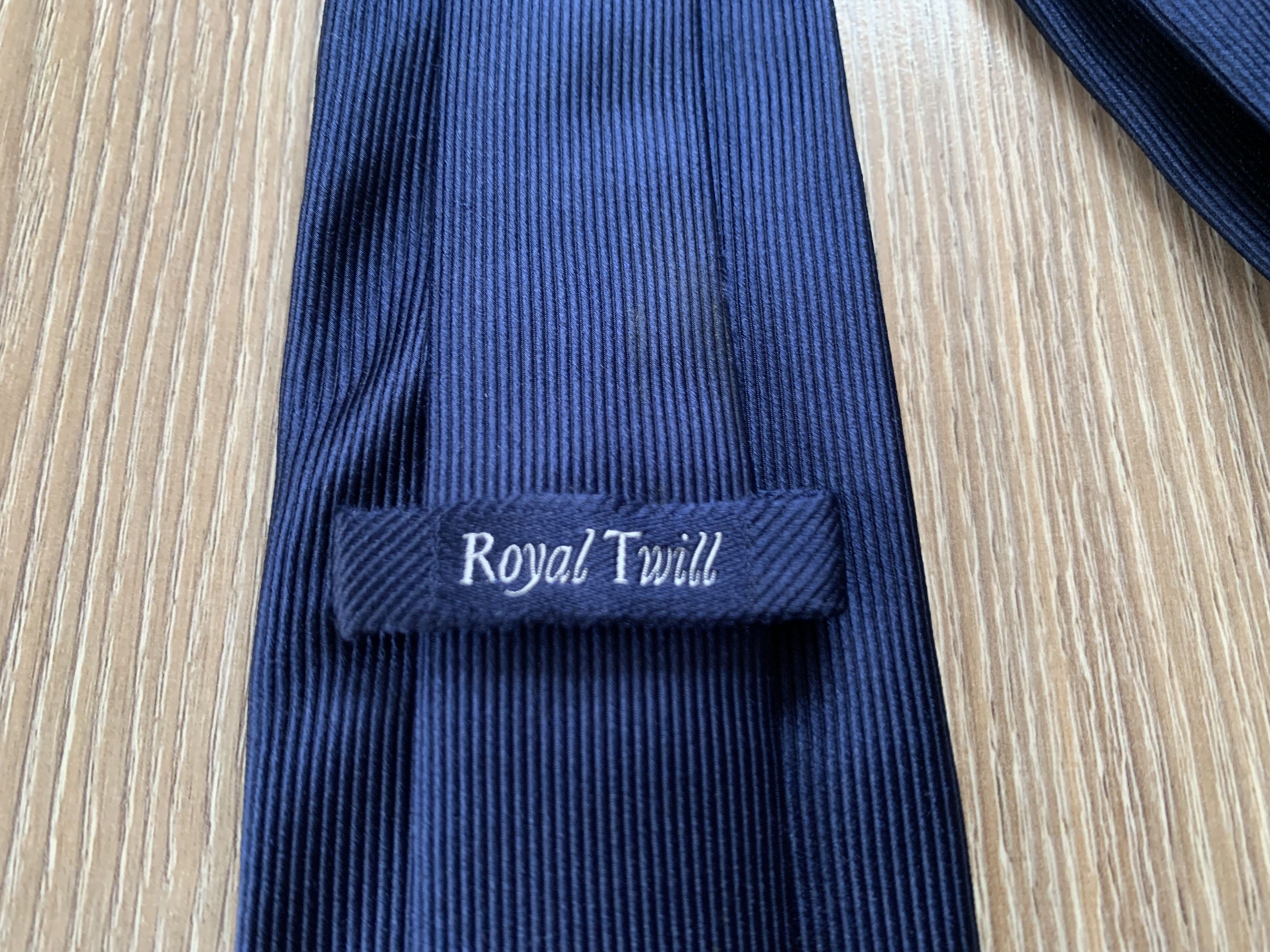 Other Hacket London Royal Twill Classic Hand Made Silk Tie Size ONE SIZE - 5 Thumbnail