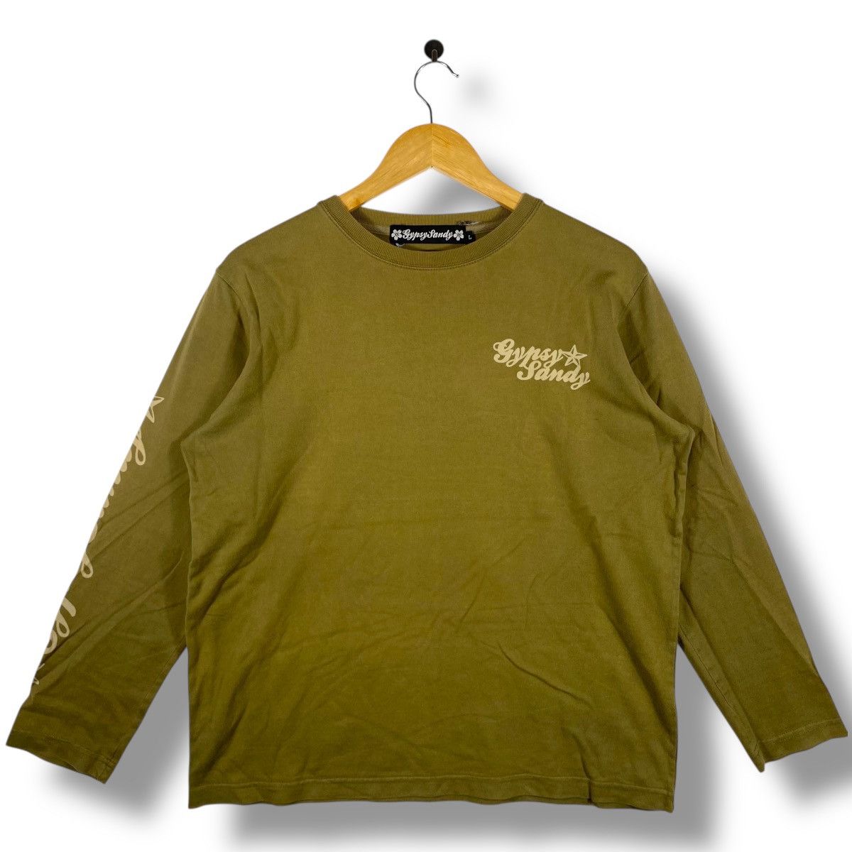 Japanese Brand Japanese Brand GIPSY SANDY A Polaustic Long Sleeve Graphic Size US L / EU 52-54 / 3 - 3 Thumbnail