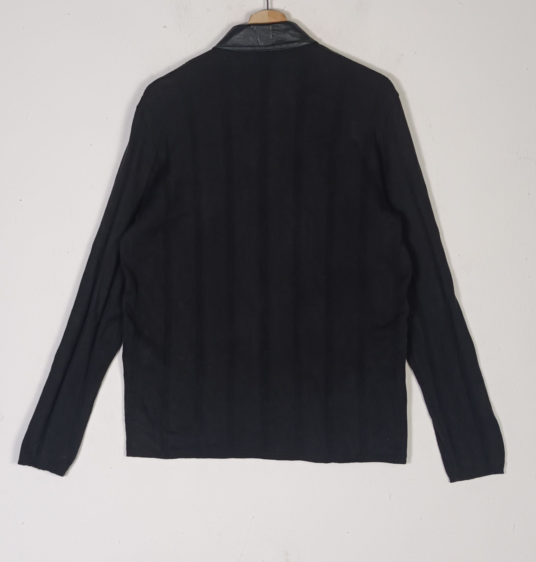 Pal Zileri Pal Zileri Pull Pelle Peau Leather Super Black Jacket Size US M / EU 48-50 / 2 - 6 Thumbnail