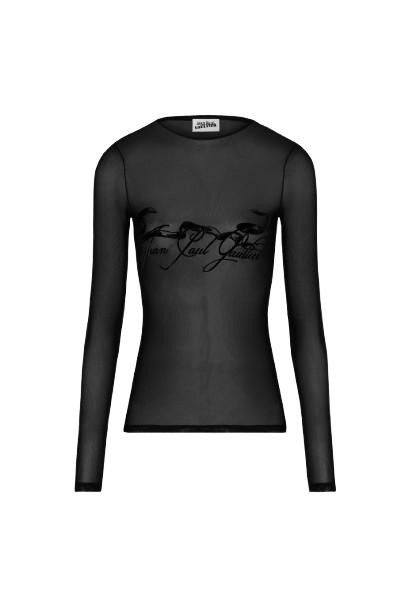 Tシャツ・カットソー JEAN PAUL GAULTIER Women Tops 25 34 F TO281I T005 Black Jean Paul Gaultier JEAN PAUL GAULTIER Women Tops 25 34 F